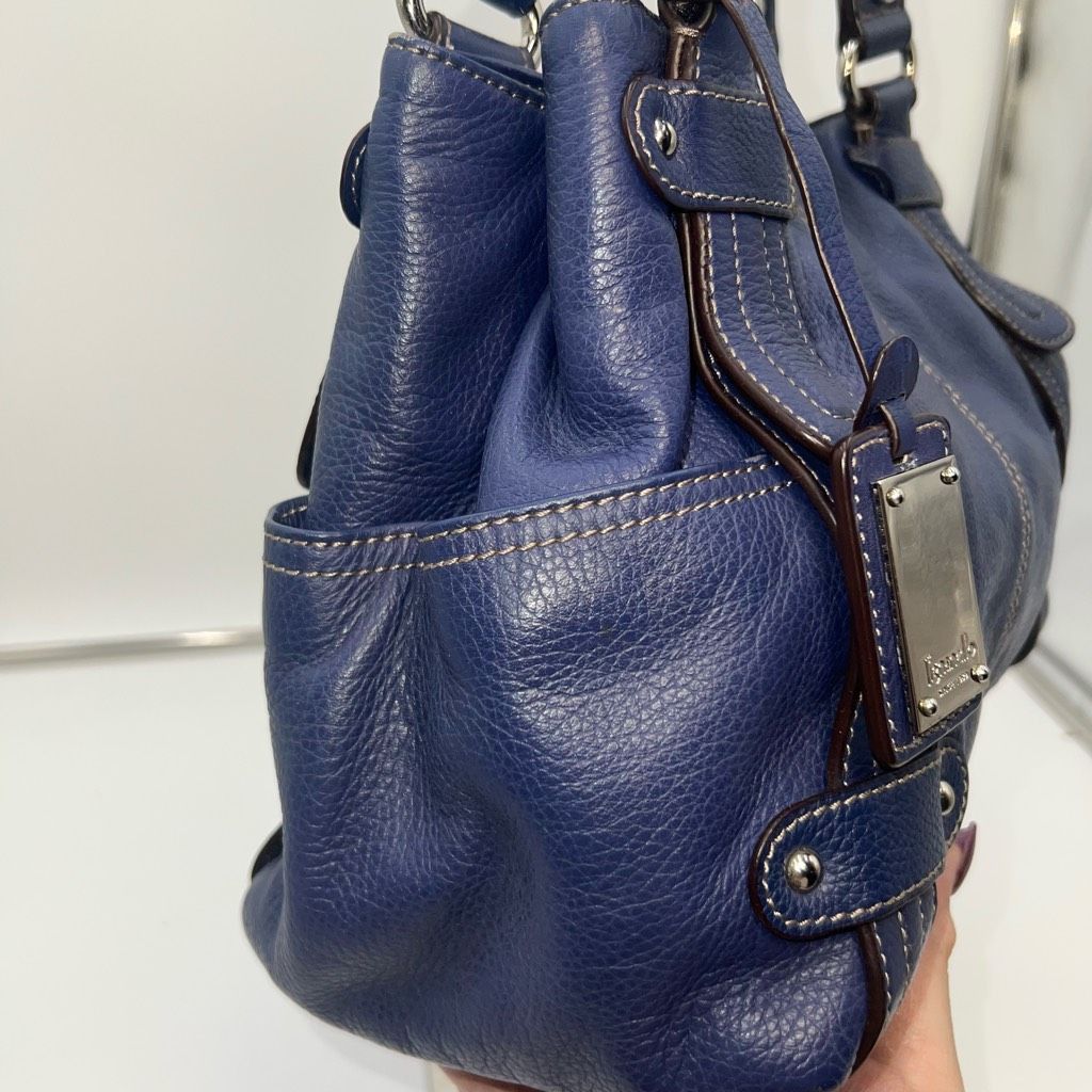 Other Tignanello Denim Blue Leather Three Shoulder Bag with Large Size ONE SIZE - 5 Thumbnail