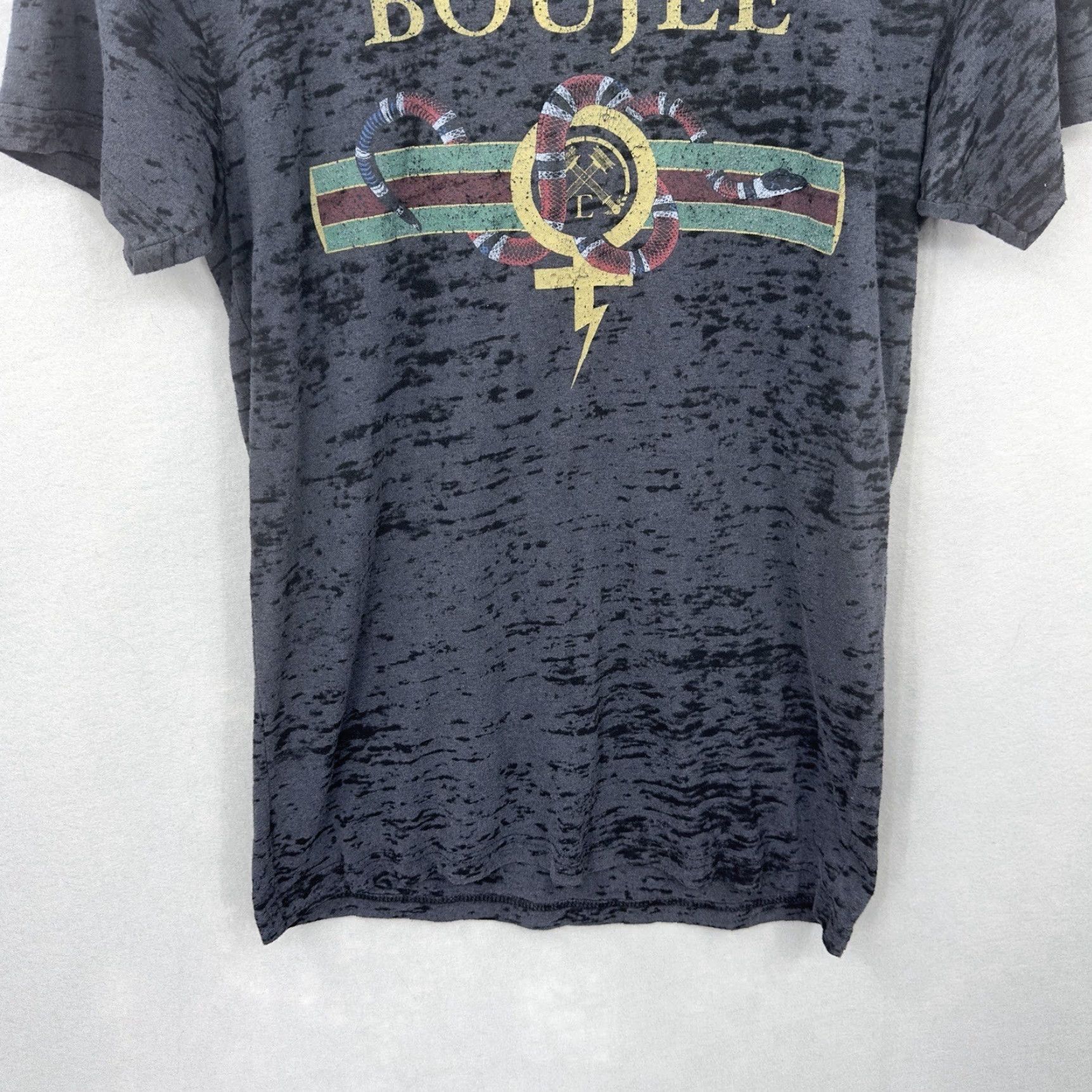 Logo 7 Civil Regime Shirt Mens Small Boujee Burnout Crew Neck Gray Streetwear Y2k Logo Size US S / EU 44-46 / 1 - 4 Thumbnail