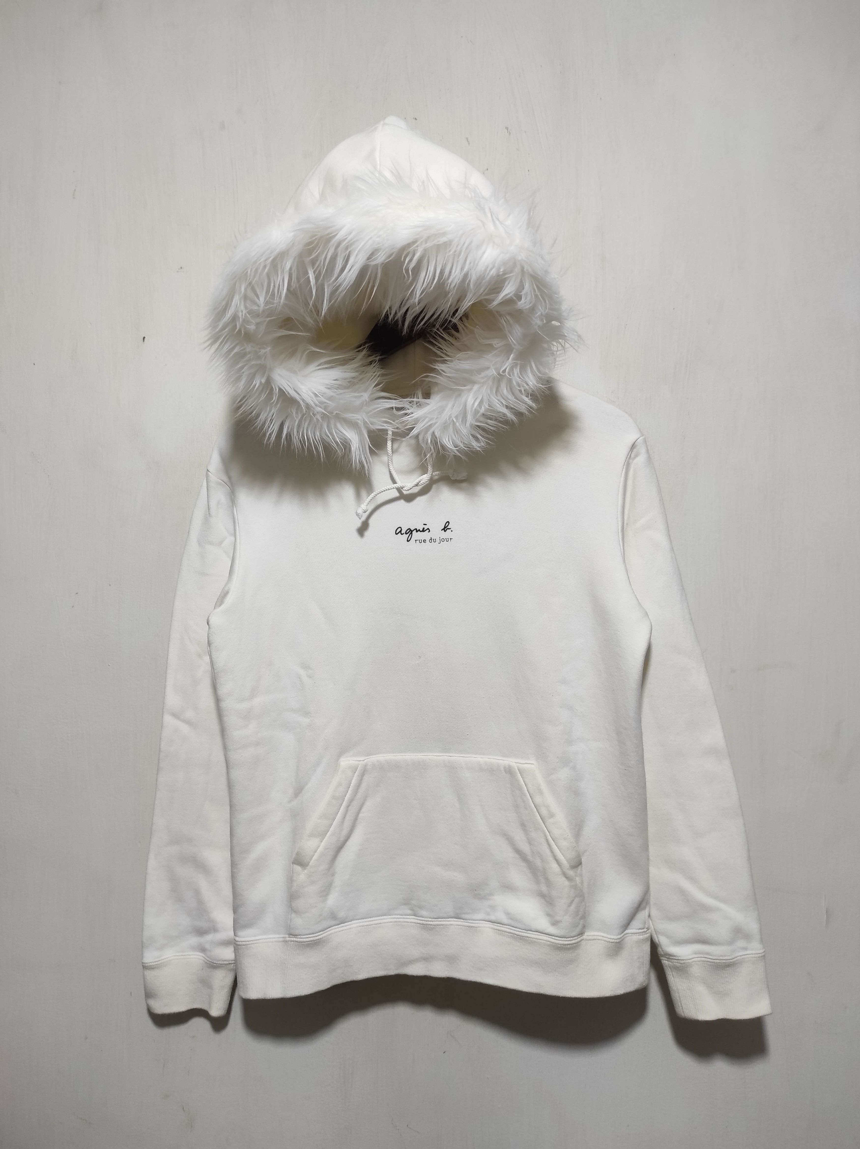 agnes b. Agnes b. rue du Jour fur hoodie Size US S / EU 44-46 / 1 - 2 Thumbnail