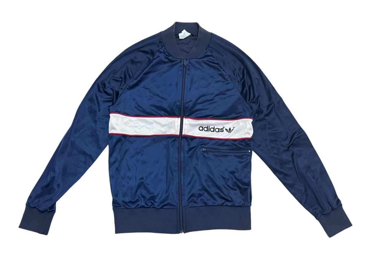 Adidas 80s VINTAGE ADIDAS TRACK TREFOIL SINGLE POCKET JACKET Size US M / EU 48-50 / 2 - 1 Thumbnail