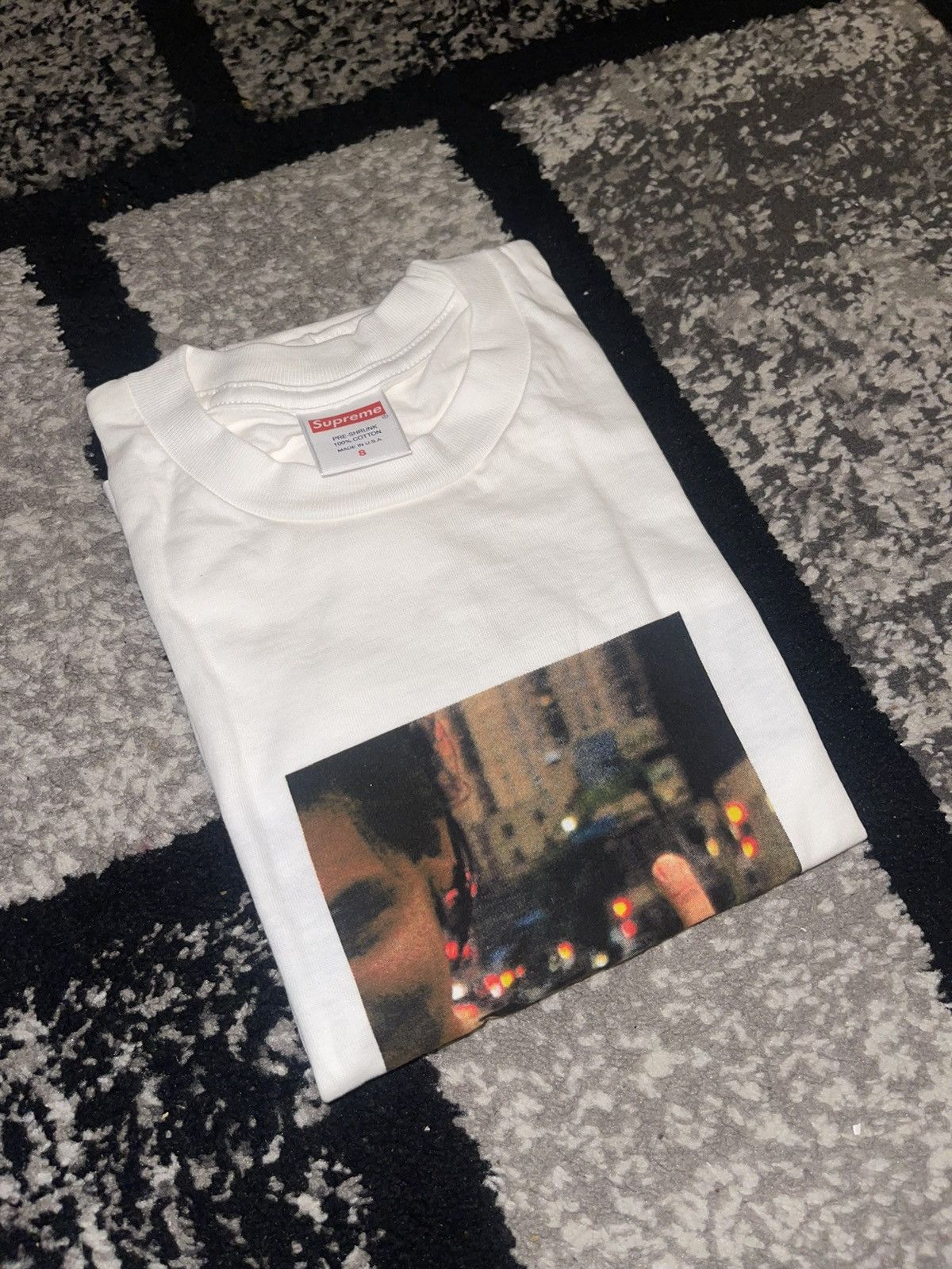 image of Supreme “Blessed” Tee S in White, Men's (Size Small)