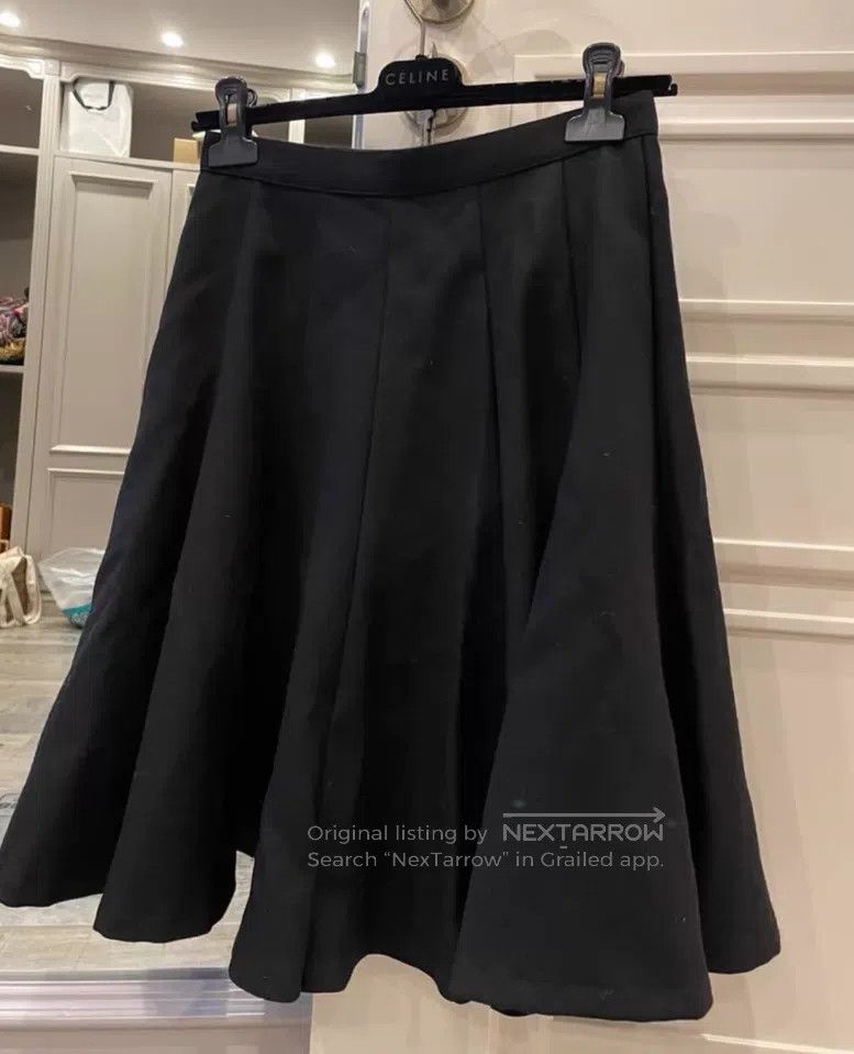 Junya Watanabe Junya Watanabe size S Black Wool Skirt Size 23" - 1 Thumbnail