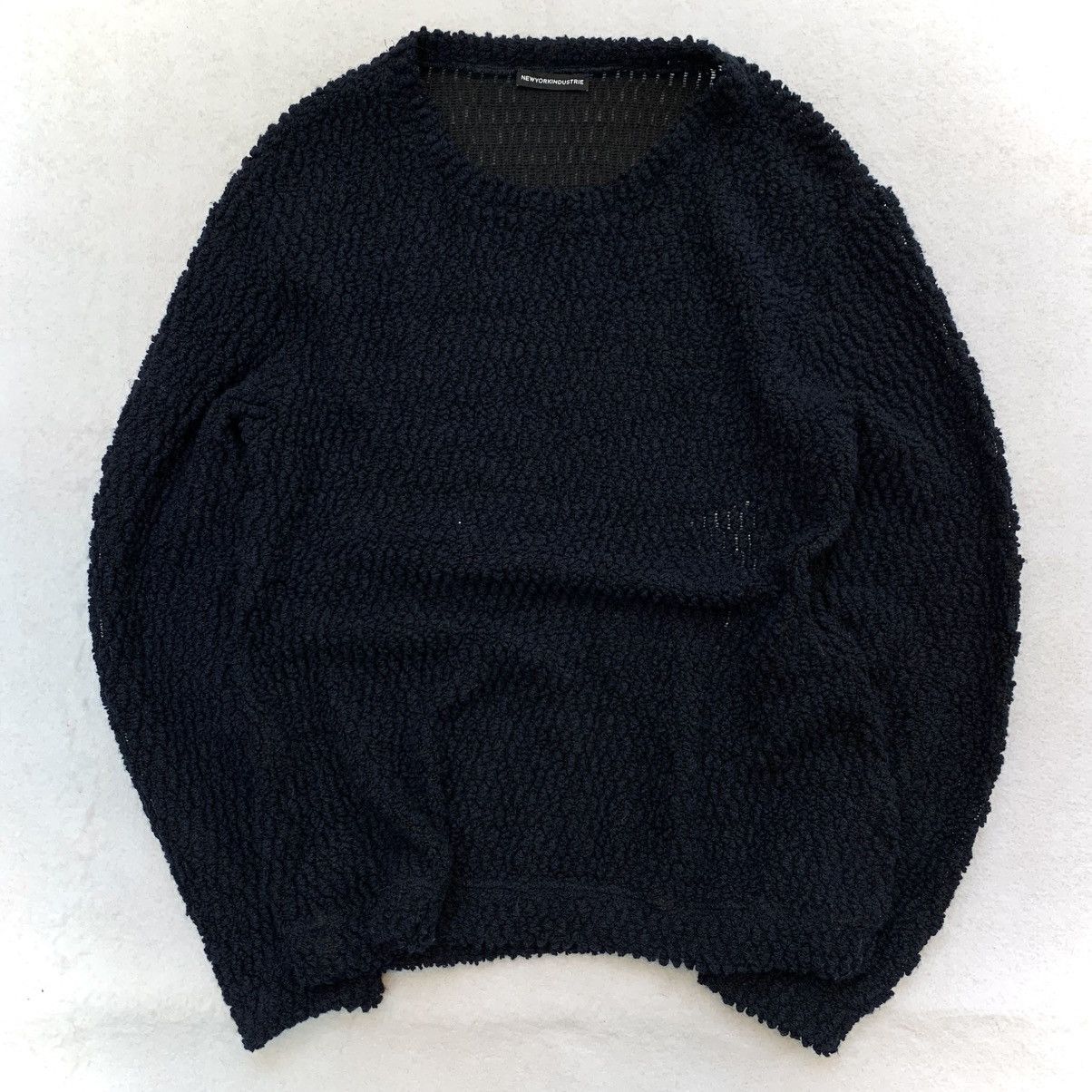 NEWYORKINDUSTRIE 2010s New York Industrie Knit Long Sleeve Size US S / EU 44-46 / 1 - 1 Thumbnail