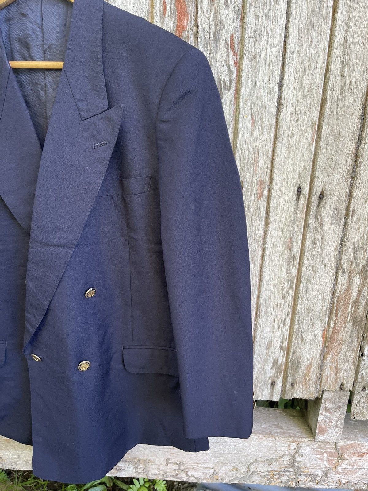 Pierre Cardin × Vintage Vintage Pierre Cardin Double-Breasted Wool Blazer Size 42S - 6 Thumbnail