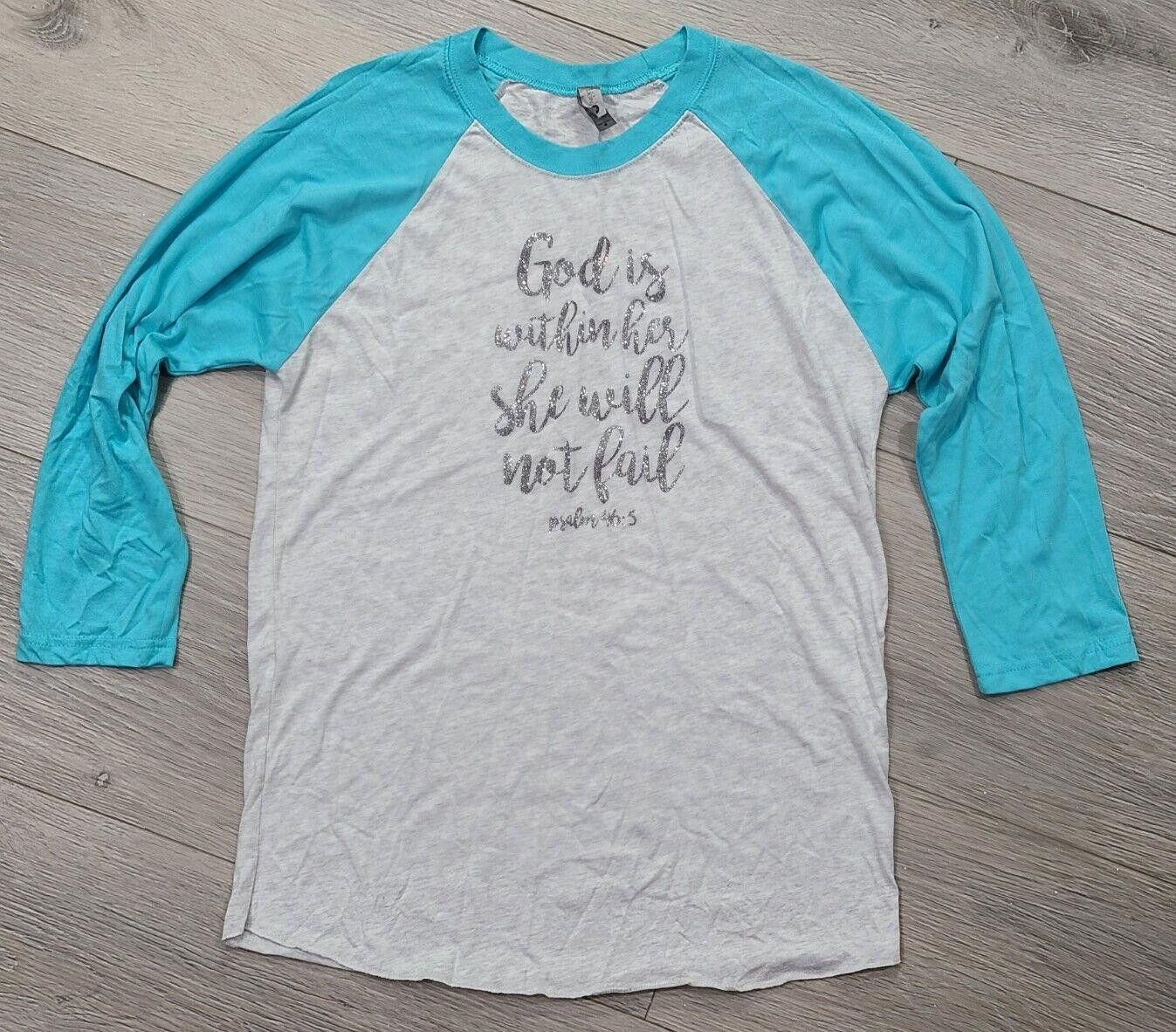 Designer Next Level Apparel Shirt Medium Spiritual Psalm 46.5 Size US M / EU 48-50 / 2 - 1 Thumbnail
