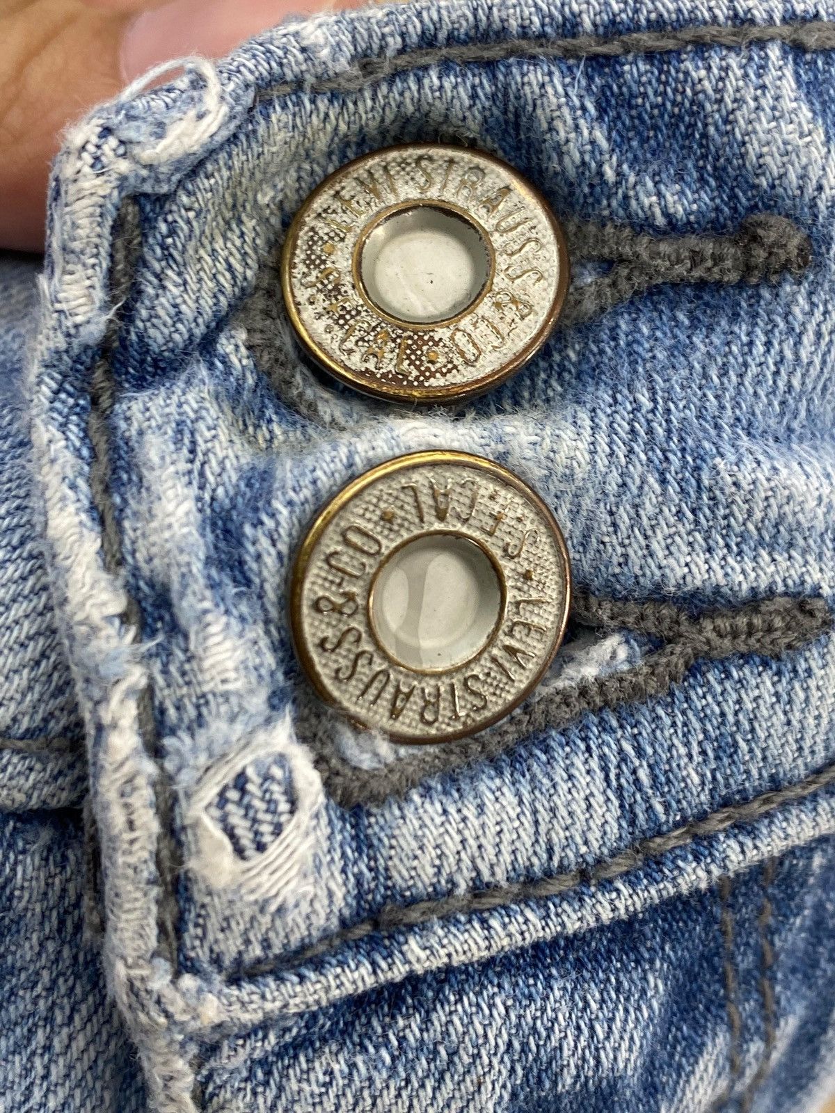 Levi's Vintage YTK Levi’s Hairy Leg Flare Soft Jeans Size US 31 - 14 Thumbnail