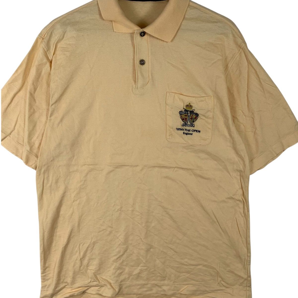 Vintage Vintage 1996 MIZUNO BRITISH OPEN GOLF Crest Polo Tee Shirt Size US M / EU 48-50 / 2 - 3 Thumbnail