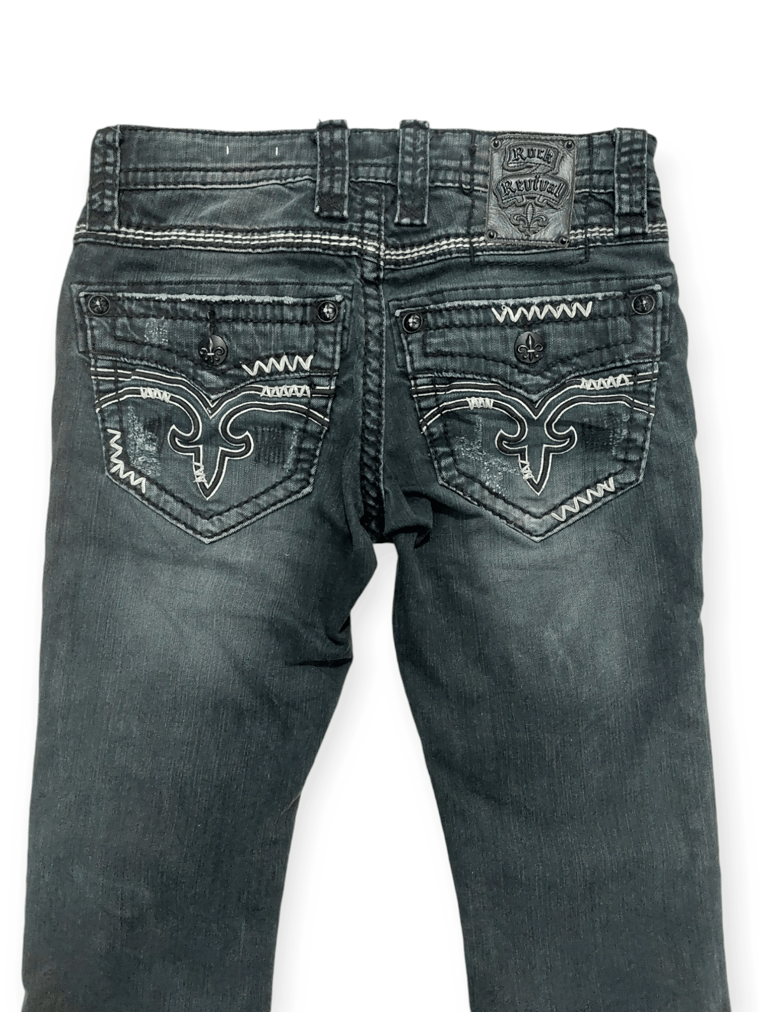 Rock Revival Flare💥 Vintage Punk Rock Revival Jeans Size US 30 / EU 46 - 17 Thumbnail