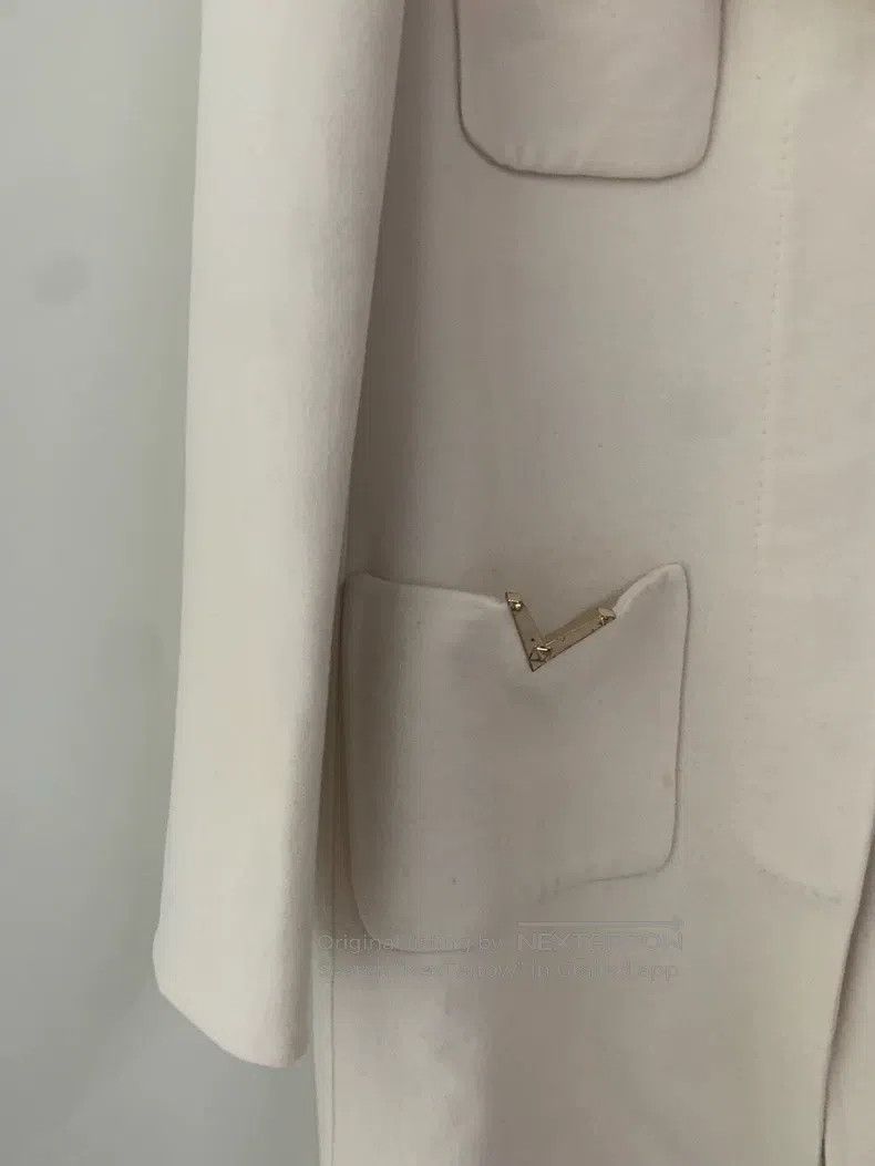 Valentino Valentino Off-white coat Size M / US 6-8 / IT 42-44 - 3 Thumbnail