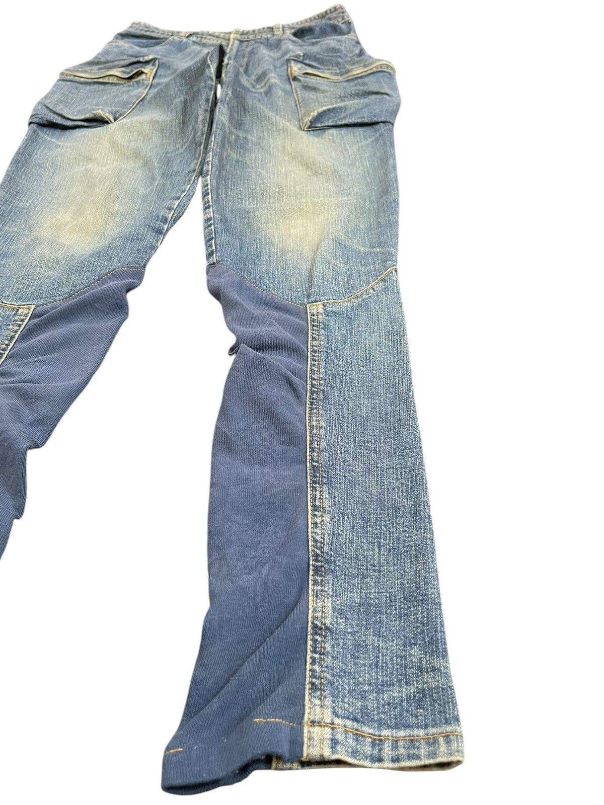 If Six Was Nine × Issey Miyake × Tsumori Chisato Vintage Tsumori Chisato Issey Miyake Cargo Hybrid Denim Size US 28 / EU 44 - 5 Thumbnail
