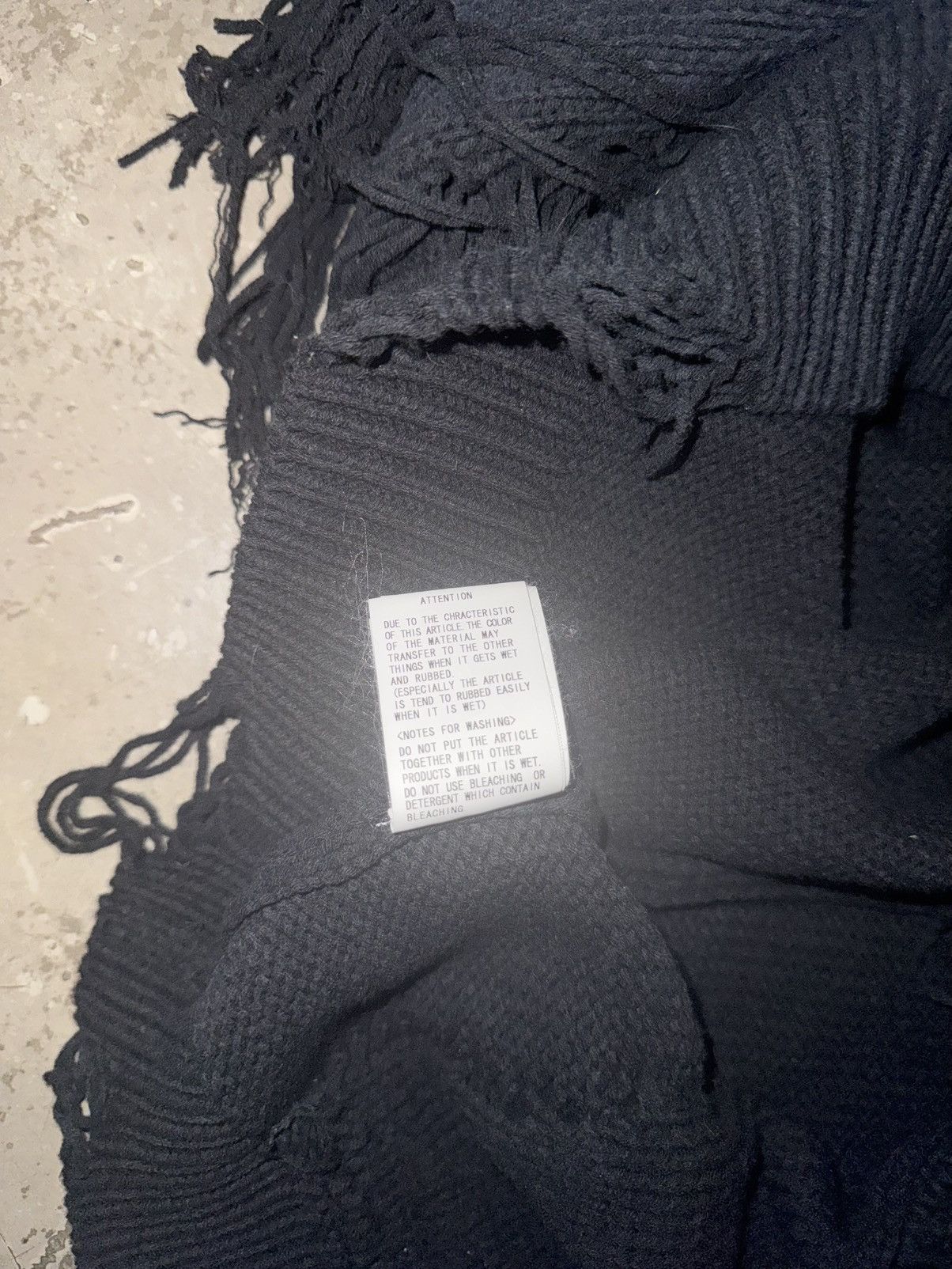 Maison MIHARA YASUHIRO Black Distressed MMY Sweater Size US L / EU 52-54 / 3 - 9 Thumbnail