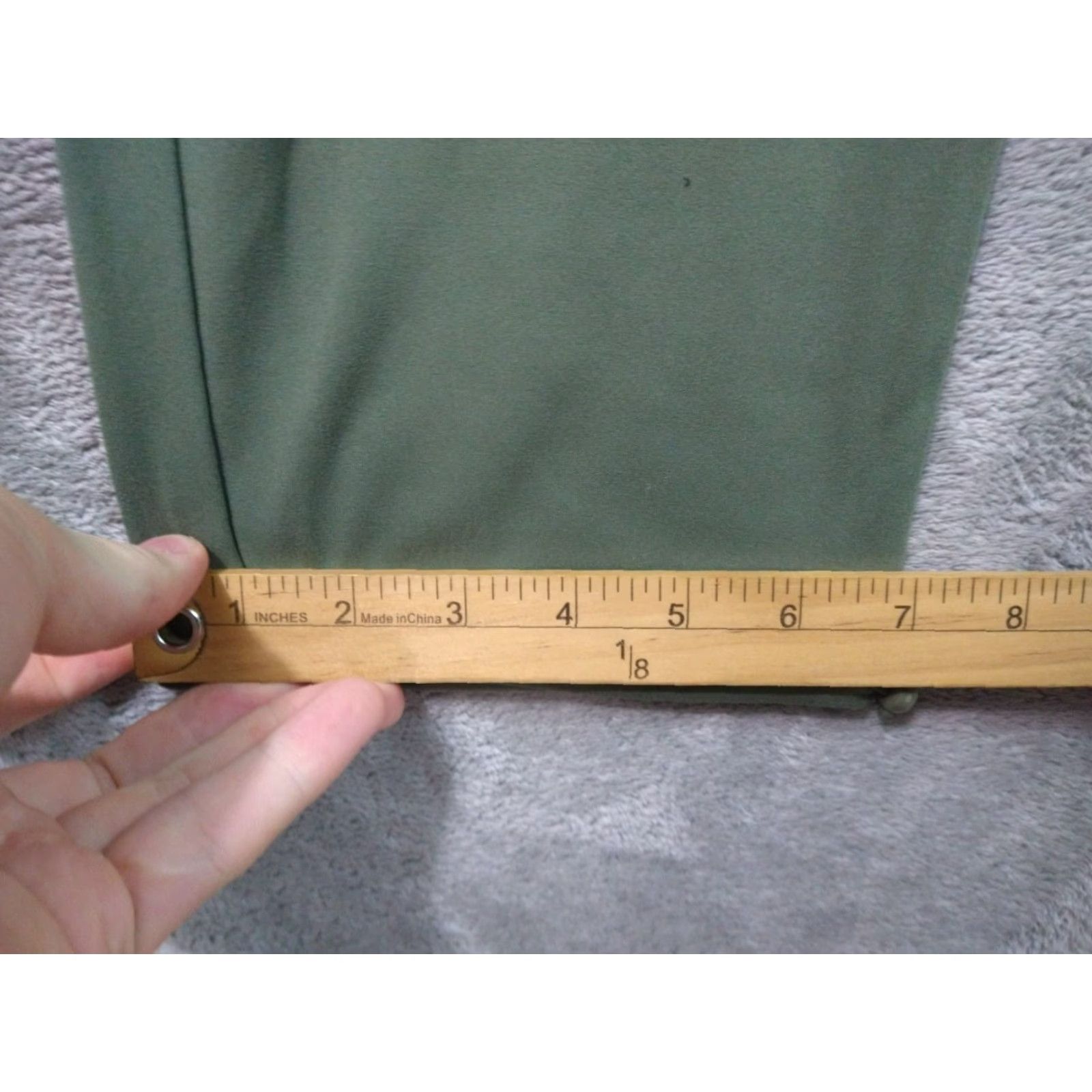 Nanette Lepore Nanette Lepore Pants Womens Medium Green Cargo Jogger Drawstring Elastic Waist Pockets Stretch Size 32" / US 10 / IT 46 - 6 Thumbnail