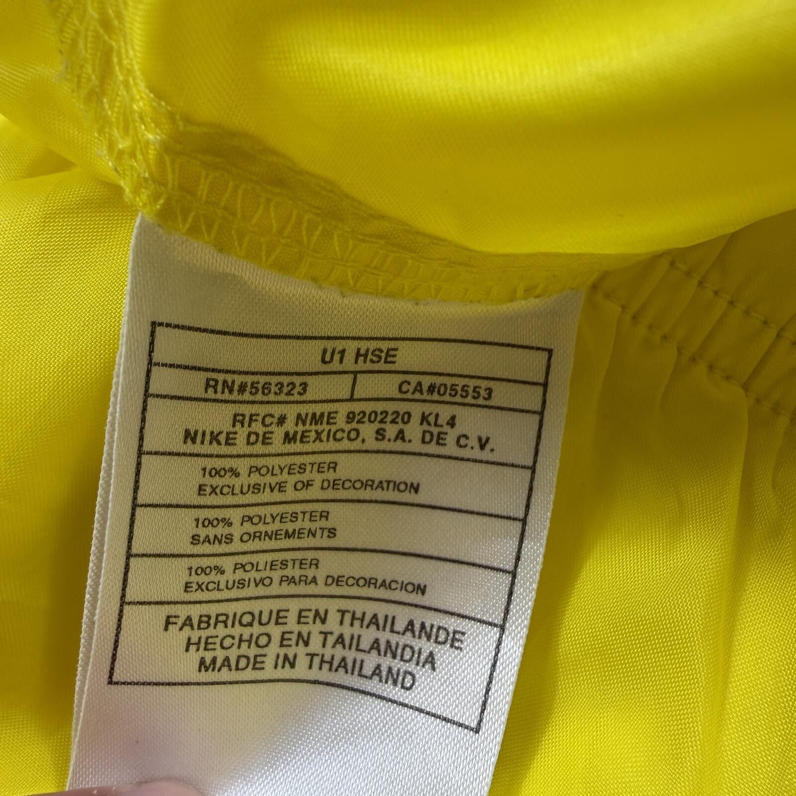 Nike Nike Yellow Swim Trunks Mens XL Neon Athletic Shorts Beach Size US 36 / EU 52 - 7 Thumbnail
