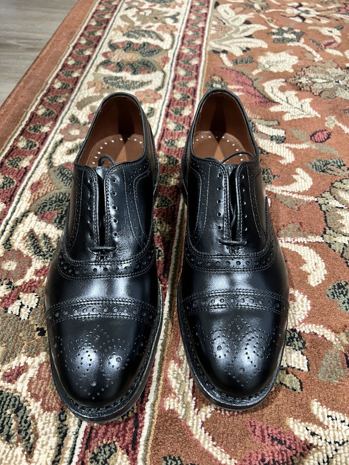 Brooks Brothers Brogue Cap Toe Oxford GYW 100001887 8D