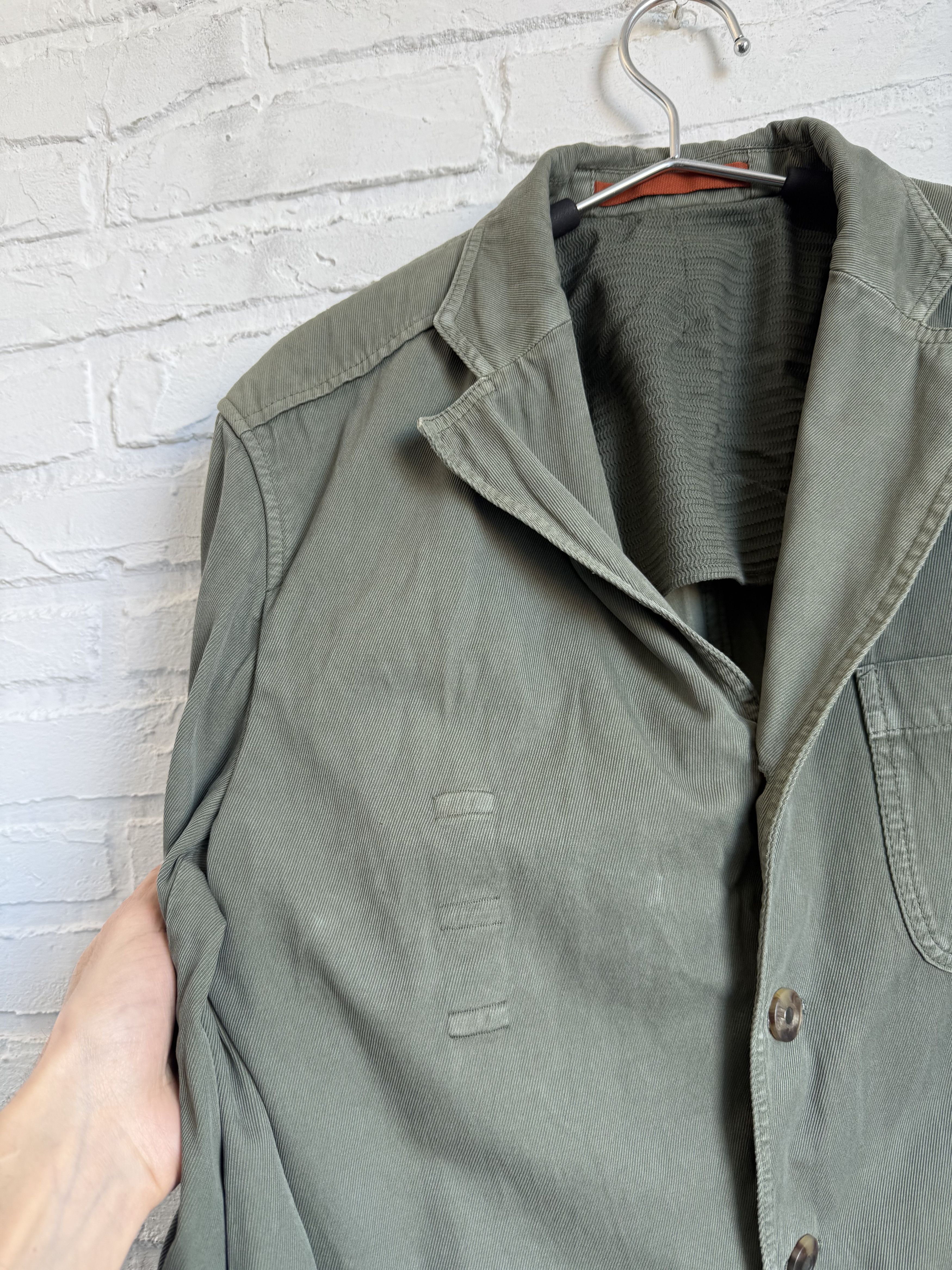 Other MONTEDORO Italian military cotton blazer Size US M / EU 48-50 / 2 - 7 Thumbnail