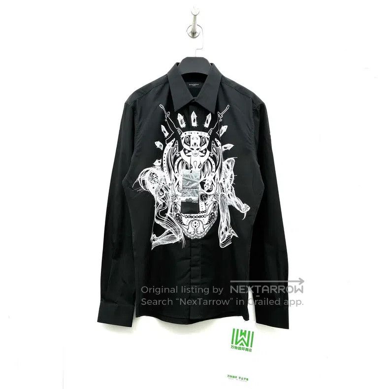 Givenchy Givenchy Printed Men's Shirt Size US M / EU 48-50 / 2 - 1 Thumbnail