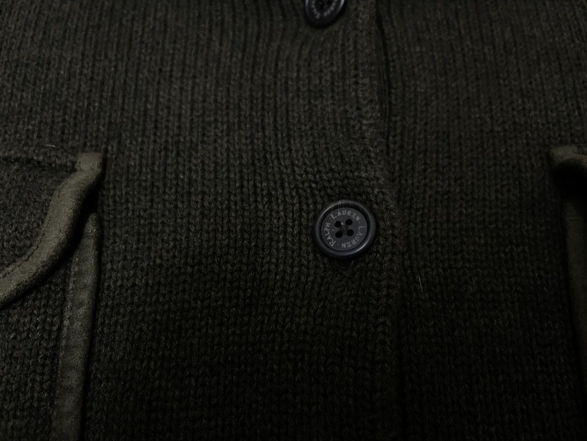 Lauren Ralph Lauren Lauren Ralph Lauren Olive Sweater w/ Elbow Patches Size XL / US 12-14 / IT 48-50 - 8 Thumbnail
