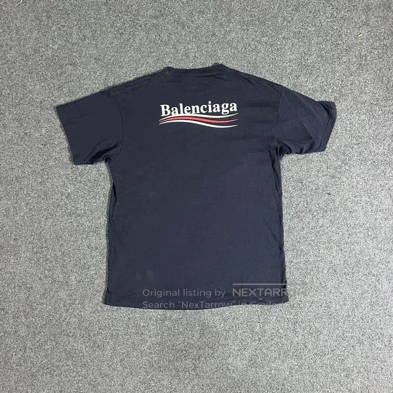 Balenciaga Balenciaga Wave Print Short Sleeve T. Size US XXS / EU 40 - 2 Thumbnail