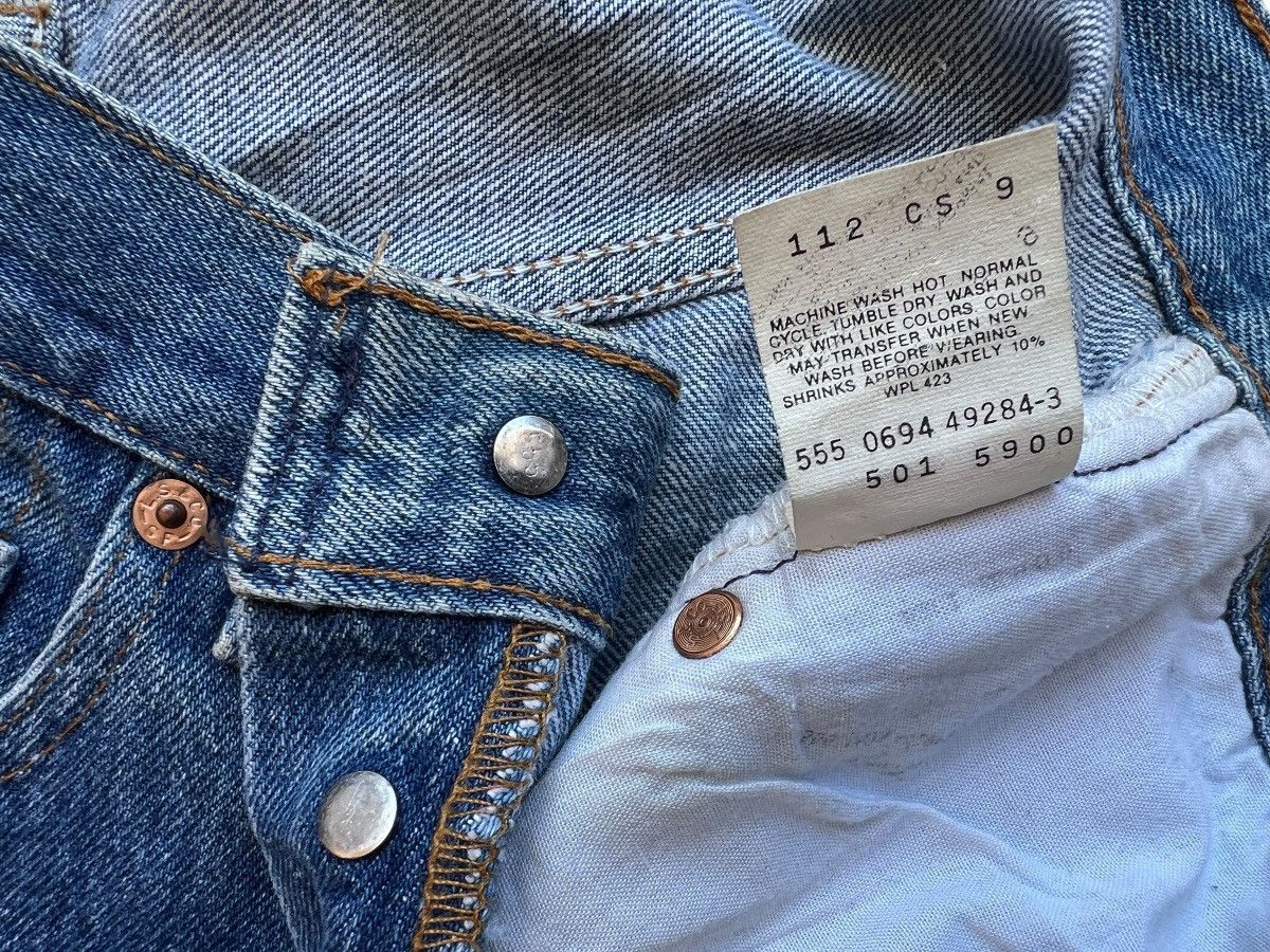 Levi's Vintage 90s Levis 501 Stonewash Usa Denim Jeans 32x31 Size US 32 / EU 48 - 10 Thumbnail