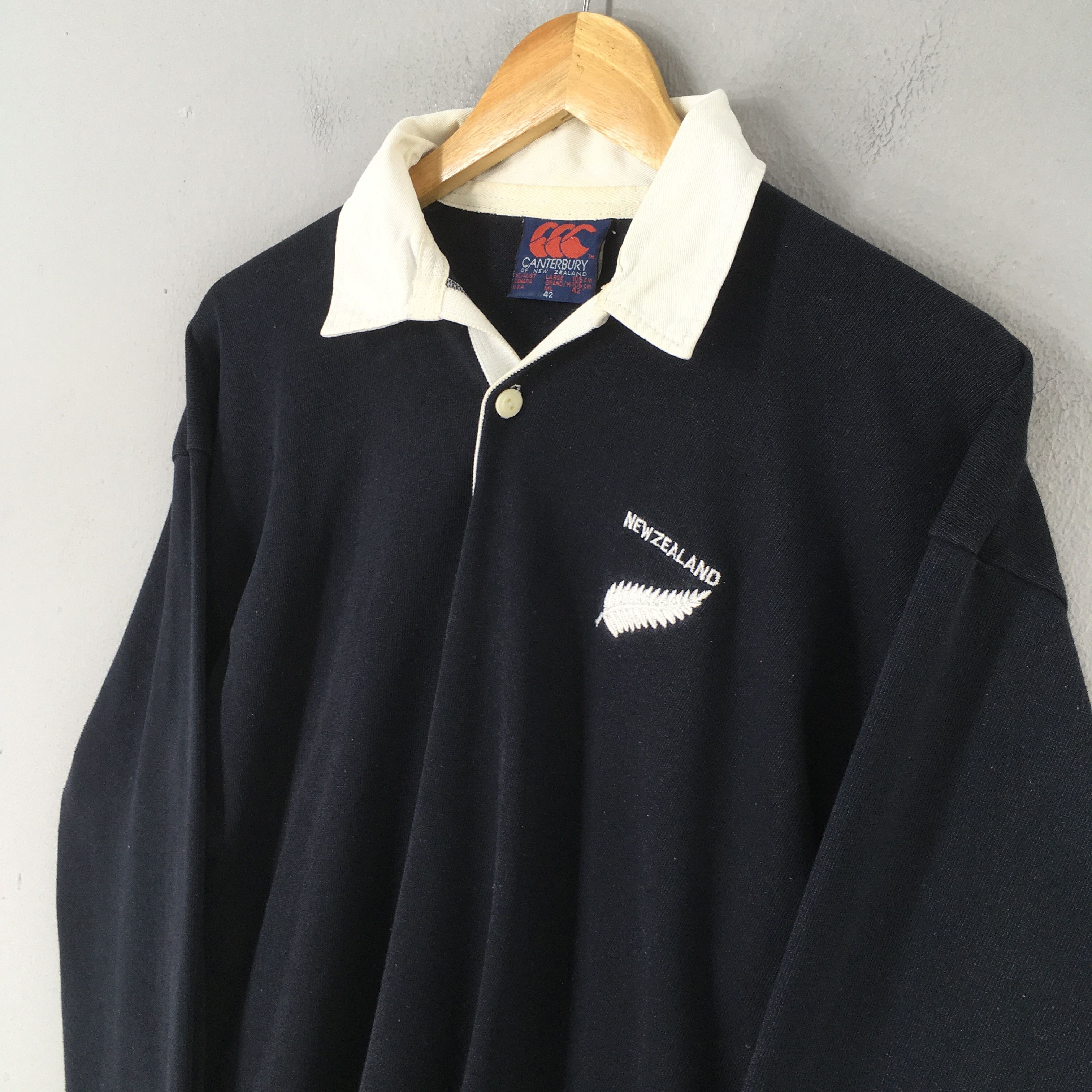 Canterbury of New Zealand Vintage 90s Canterbury Of New Zealand Rugby Polo Medium Size US M / EU 48-50 / 2 - 3 Thumbnail