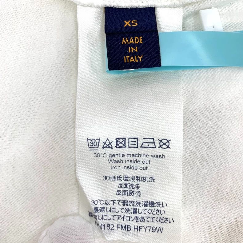 Louis Vuitton Louis Vuitton White Victory Finger printed cotton crew nec Size US XS / EU 42 / 0 - 6 Thumbnail