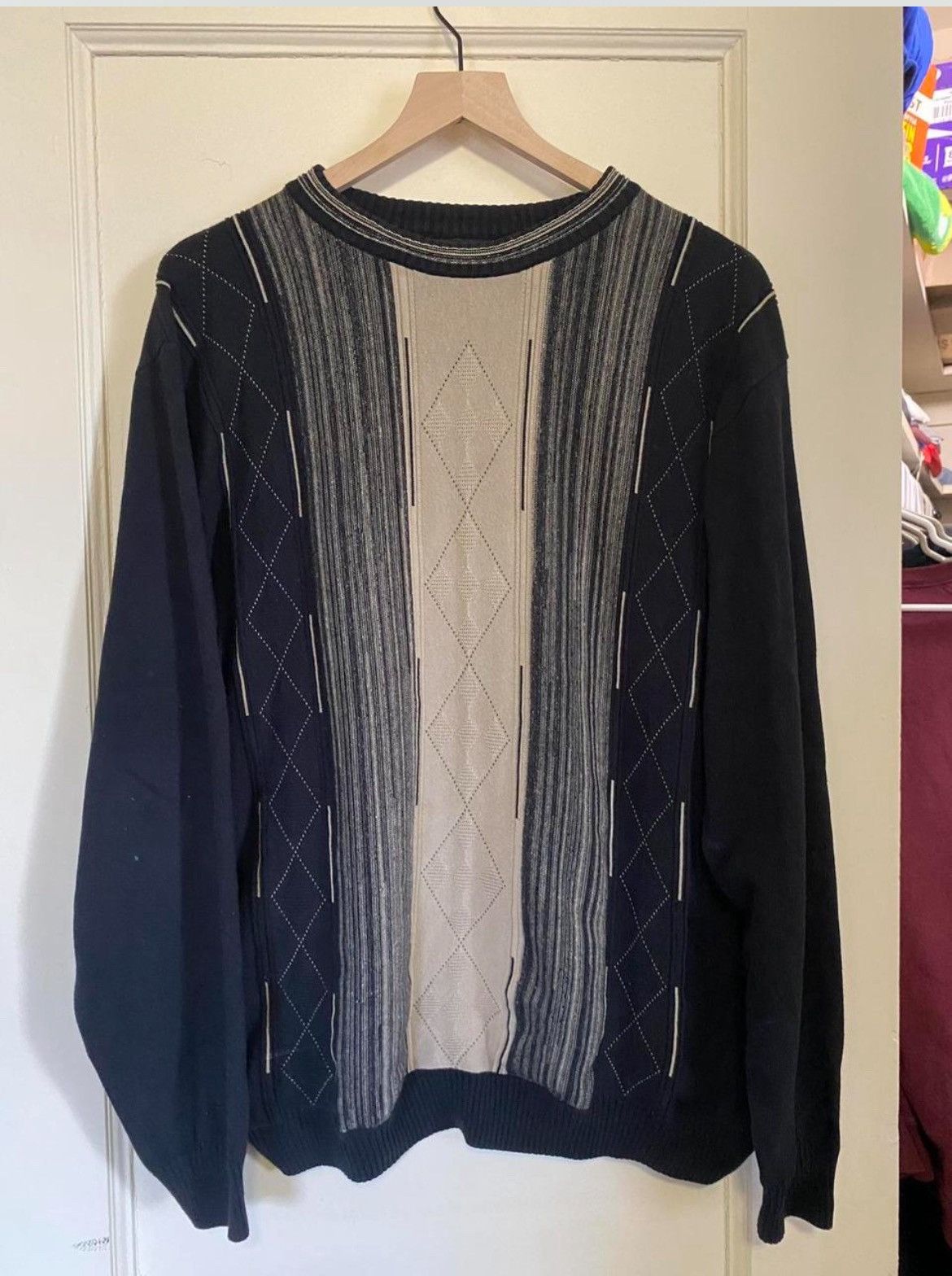 Protege Tan/brown multicolor knit sweater by Protégé Size US XL / EU 56 / 4 - 2 Thumbnail