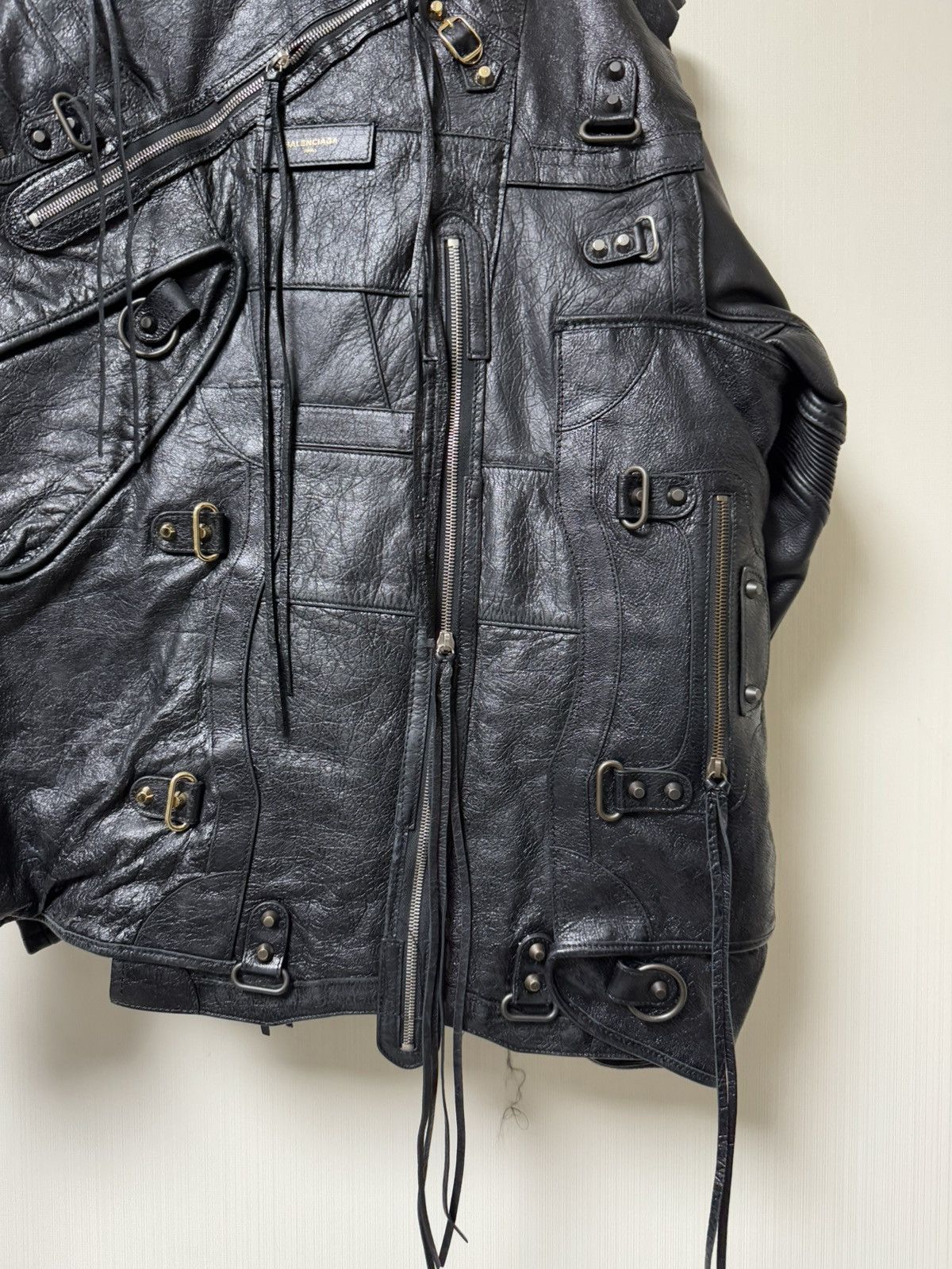 Balenciaga Balenciaga SS21 leather jacket Size US S / EU 44-46 / 1 - 7 Thumbnail