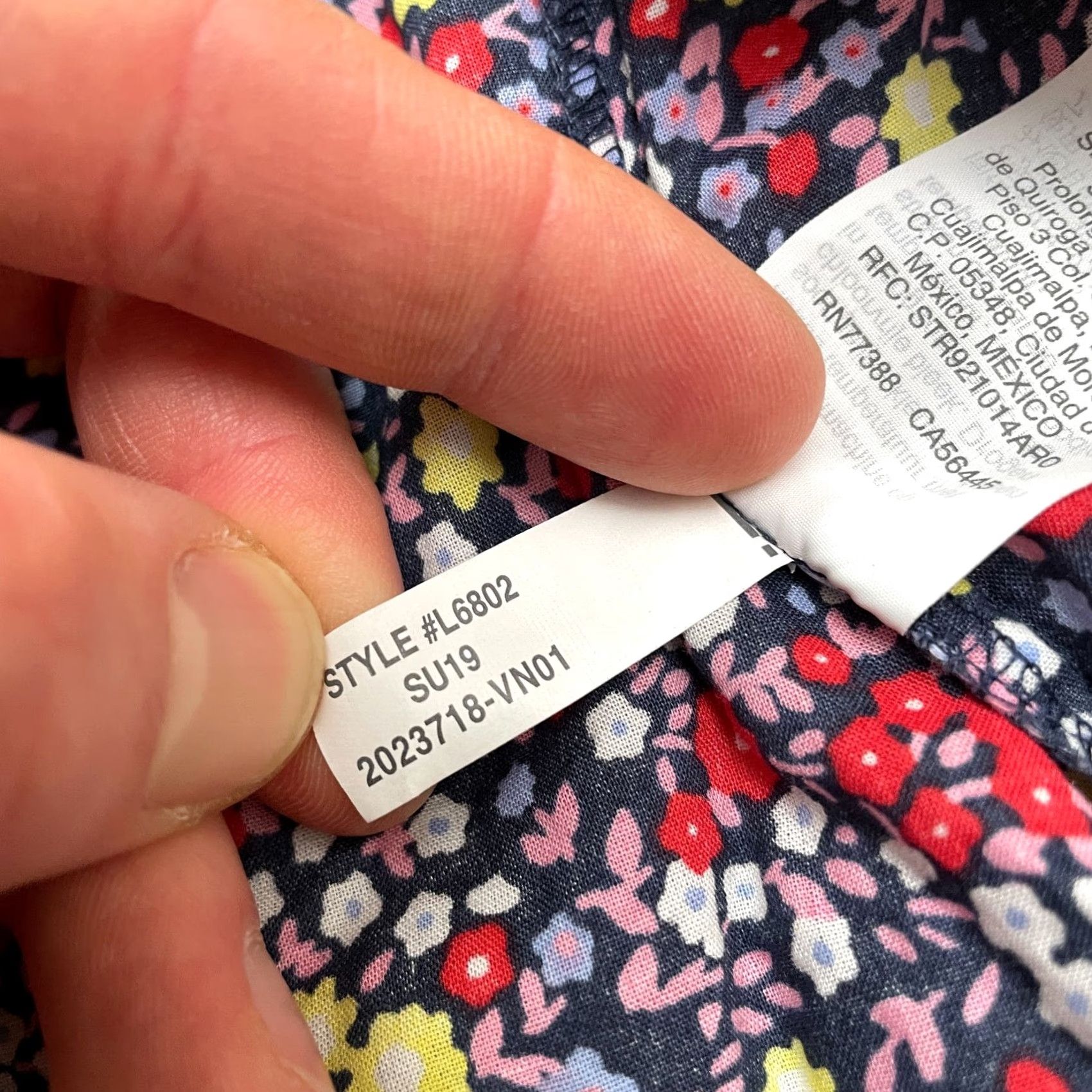 J.Crew J.CREW Blouse Womens XS Multicolor Floral Puff Sleeve Button Down Casual Cotton Top Size XS / US 0-2 / IT 36-38 - 5 Thumbnail