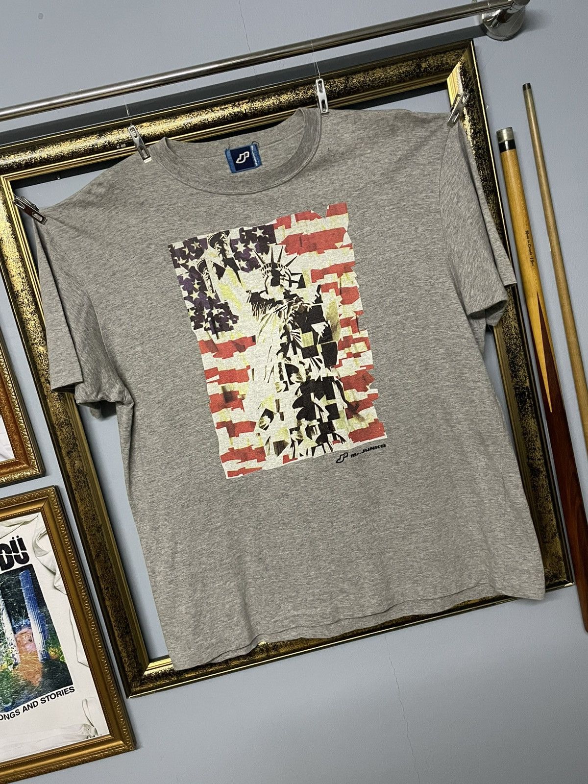Japanese Brand Vintage 1990s Japan Designer Mr Junko Artwork Liberty Photo Size US M / EU 48-50 / 2 - 2 Thumbnail