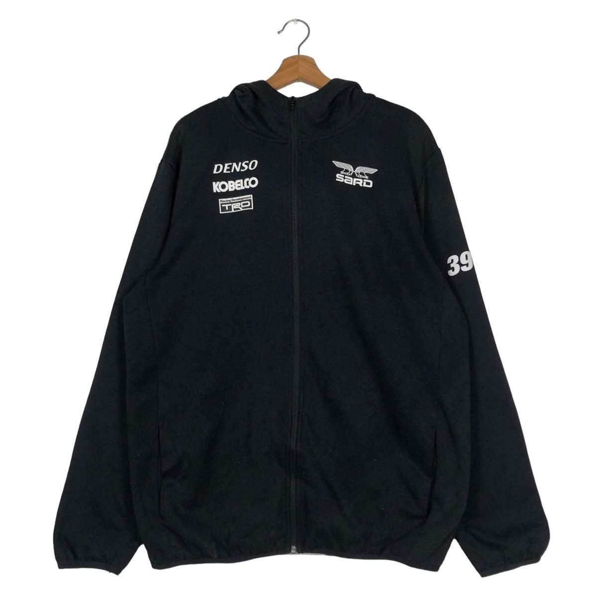 Japanese Brand 🔥Vintage Hoodie Zipper Jacket Toyota Trd Big Logo Size US L / EU 52-54 / 3 - 11 Thumbnail