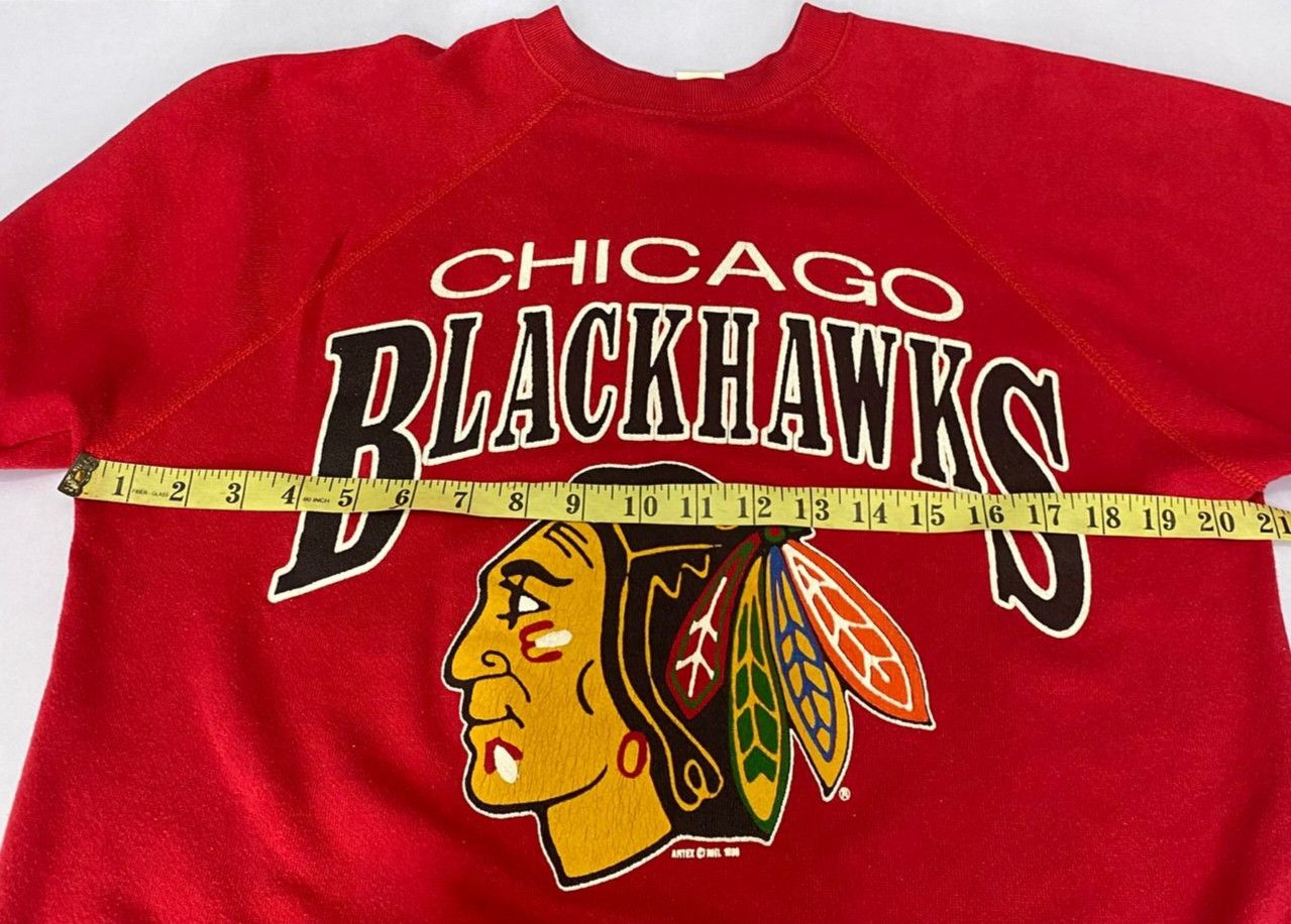 Vintage Vintage 90s Chicago Blackhawks Sweatshirt Size US M / EU 48-50 / 2 - 4 Thumbnail