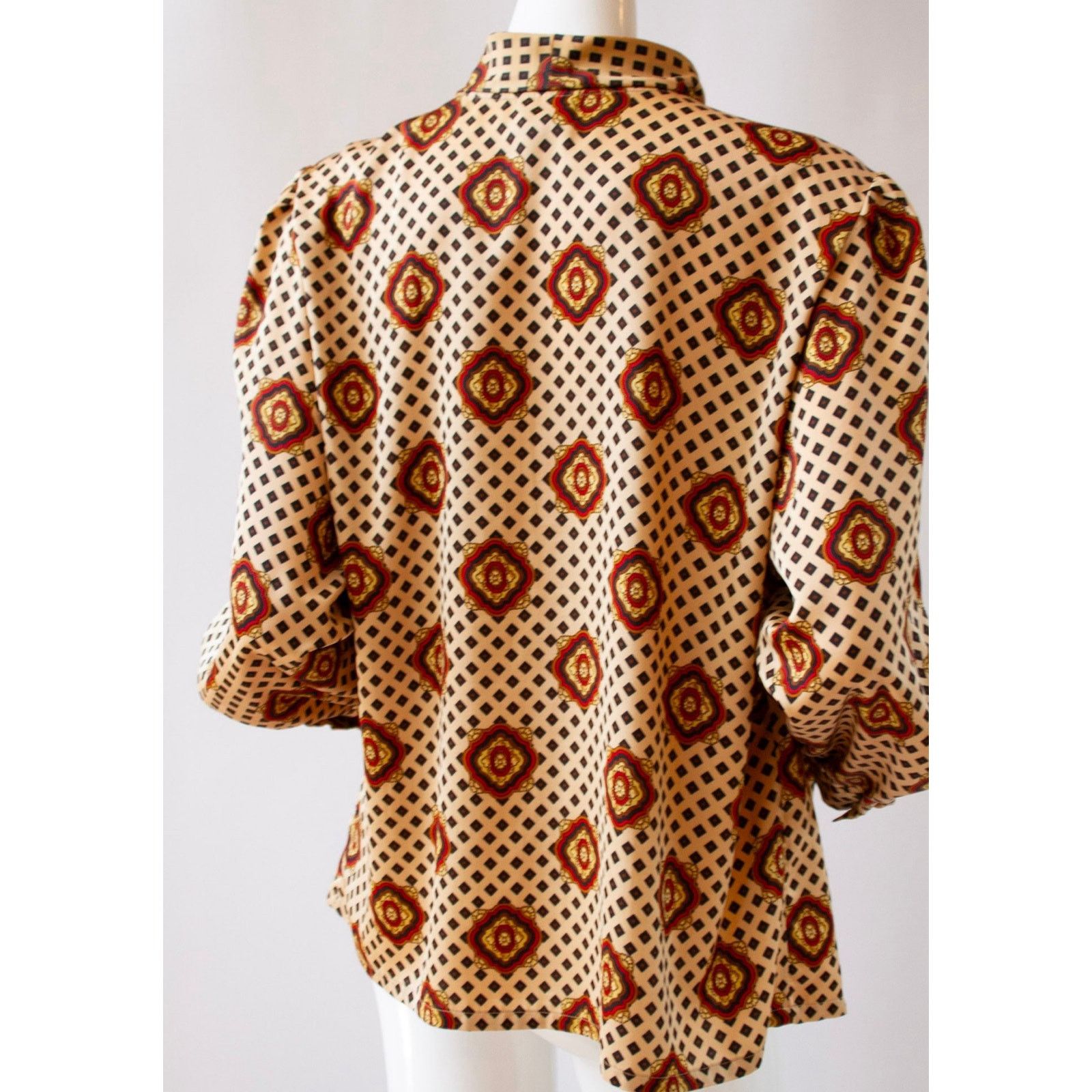 Other Koret Career Paisley Patterned Print Blouse - Size 20W/40 Size 3XL / US 20-22 - 6 Thumbnail
