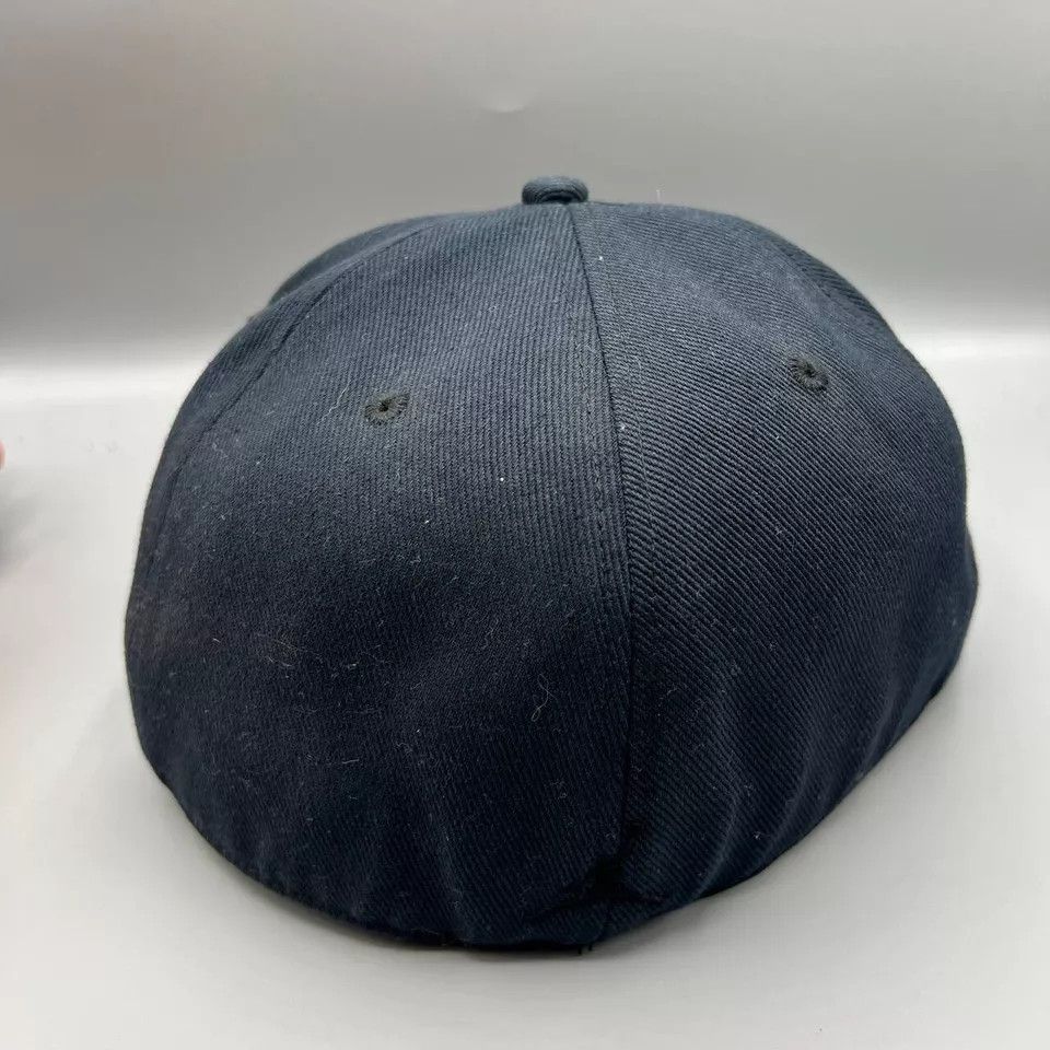 Jordan Brand Air Jordan Flight Hat Men 7 1/4 Navy Blue Jumpman Fitted Cap Size ONE SIZE - 4 Thumbnail