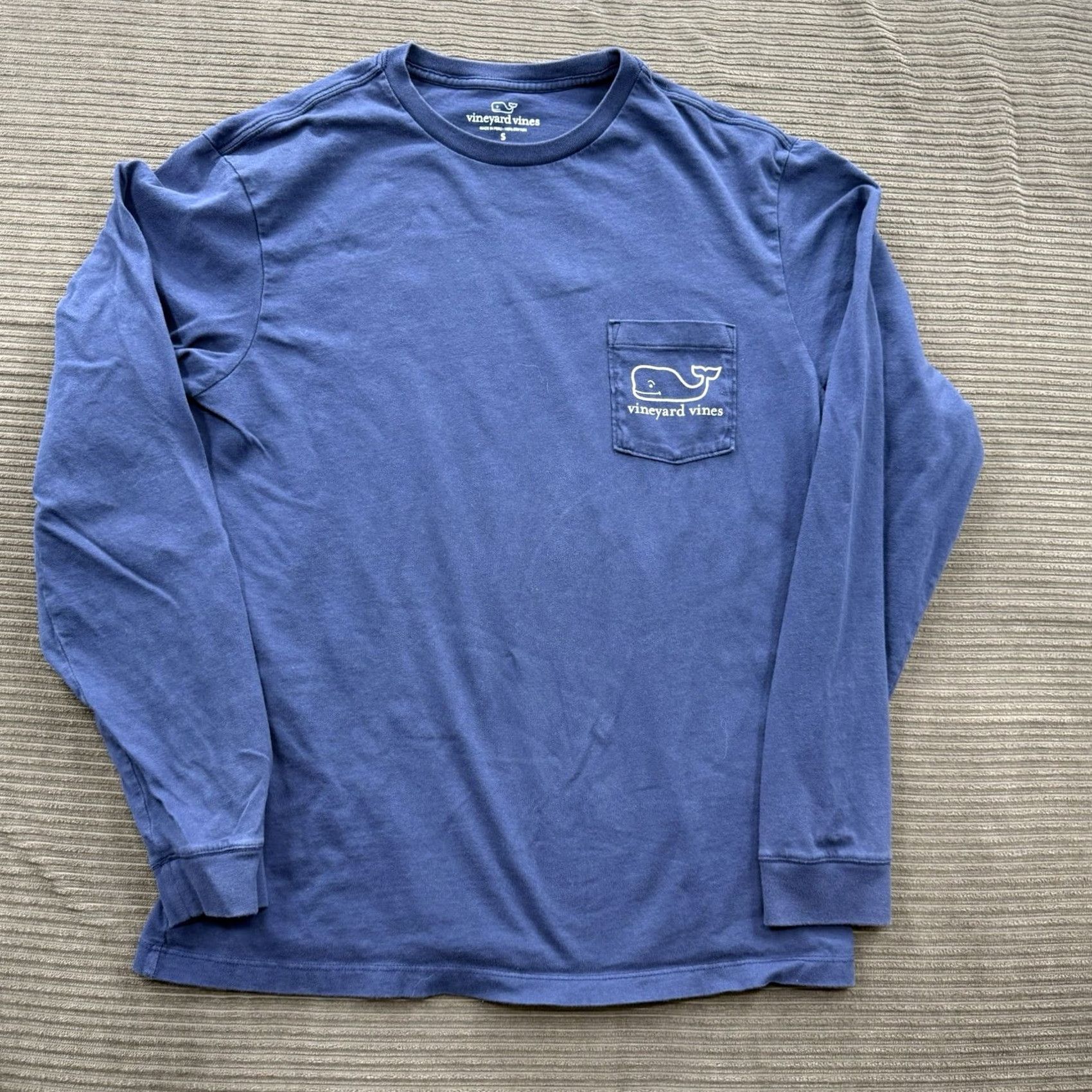 Vineyard Vines VINEYARD VINES Santa Shirt Men Small Blue Cotton Long Sleeve Preppy Casual Logo Size US S / EU 44-46 / 1 - 2 Thumbnail