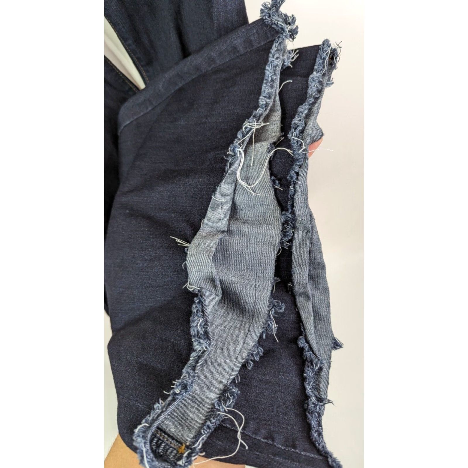 Vintage Judy Blue High Waist Super Flare Jeans 30 Blue Denim Cotton Blend Dark Wash Regular Womens Jeans Trend 90s Style- Flared USA 8396 Size 30" / US 8 / IT 44 - 4 Thumbnail