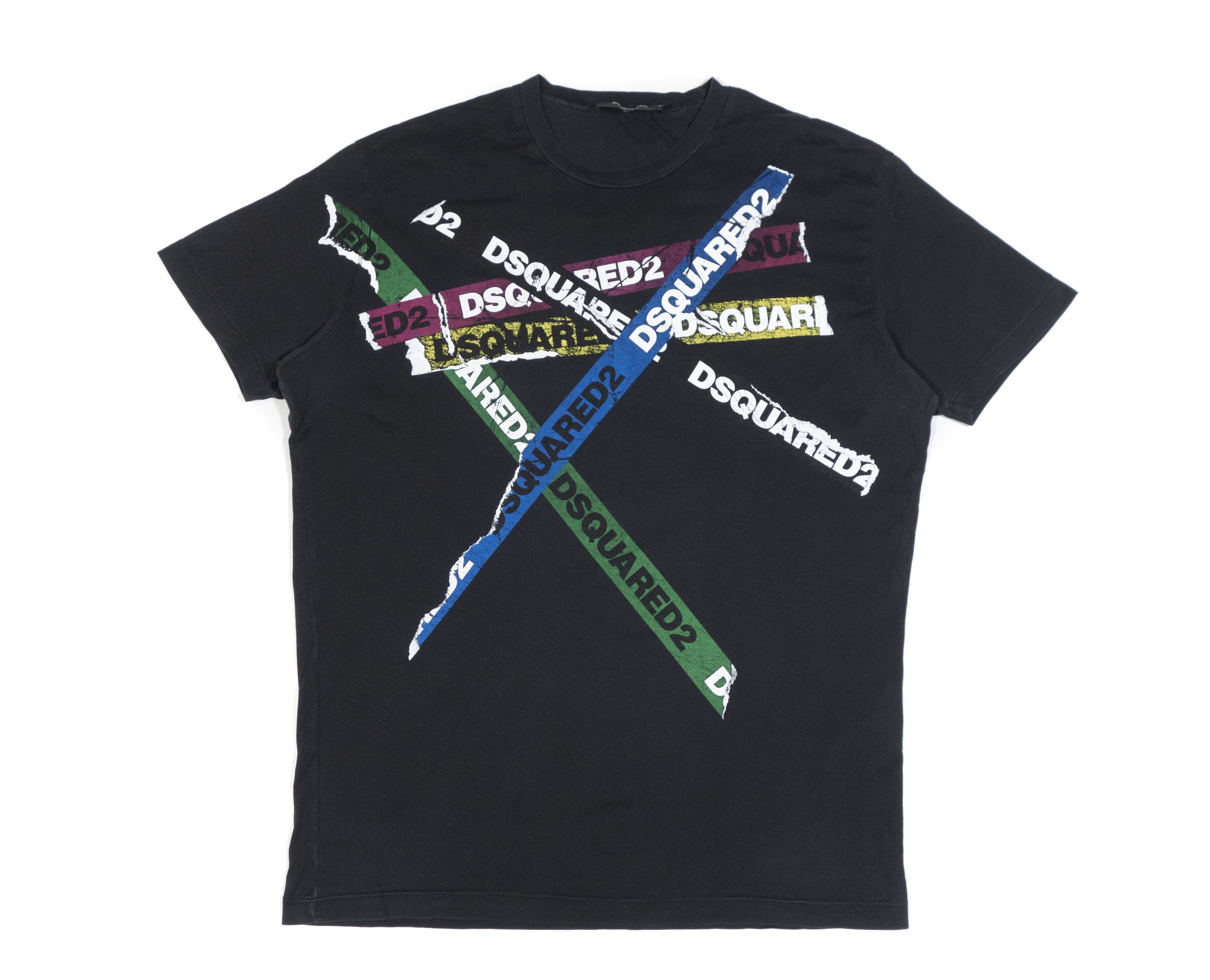 Dsquared2 2019 Cross Logo T-Shirt Size US XL / EU 56 / 4 - 1 Thumbnail