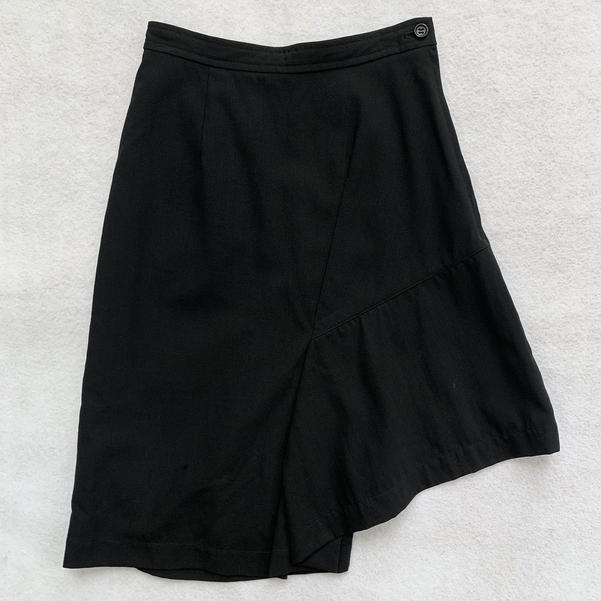 1990s Comme Des Garcons Draped Asymmetrical Skirt