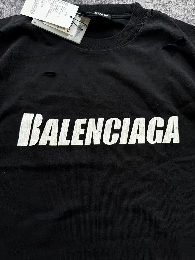 Balenciaga Havoc Short Sleeve T-Shirt Crew Neck Top