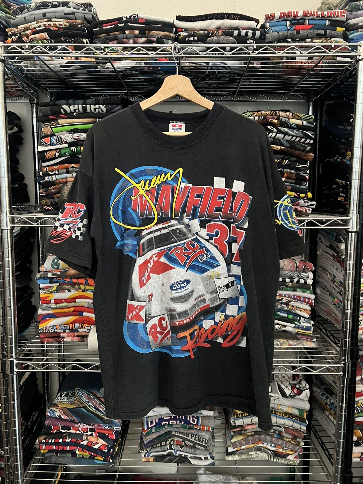 NASCAR 90s Jeremy Mayfield AOP Racing Tee Size US L / EU 52-54 / 3 - 1 Thumbnail
