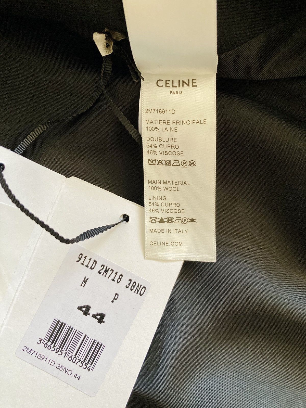 Celine CELINE BY HEDI SLIMANE 21AW RUNWAY ITEM HOODED CLOAK Size US S / EU 44-46 / 1 - 8 Thumbnail