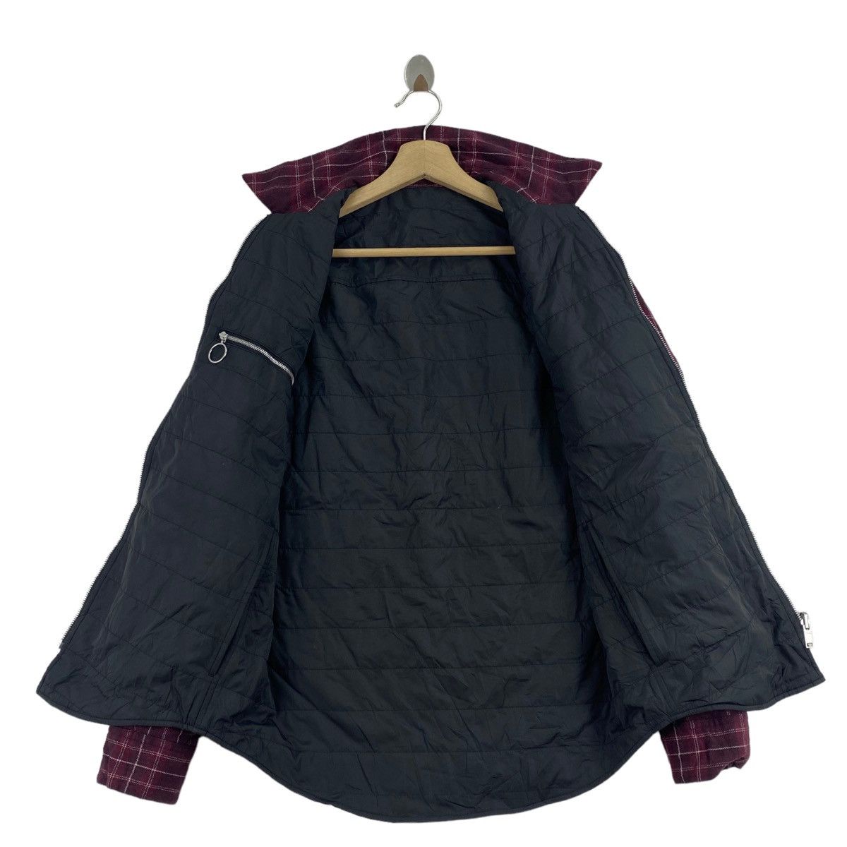 Theory THEORY Japanese Brand Check Tartan Reversible Full Zipper Size US XS / EU 42 / 0 - 3 Thumbnail