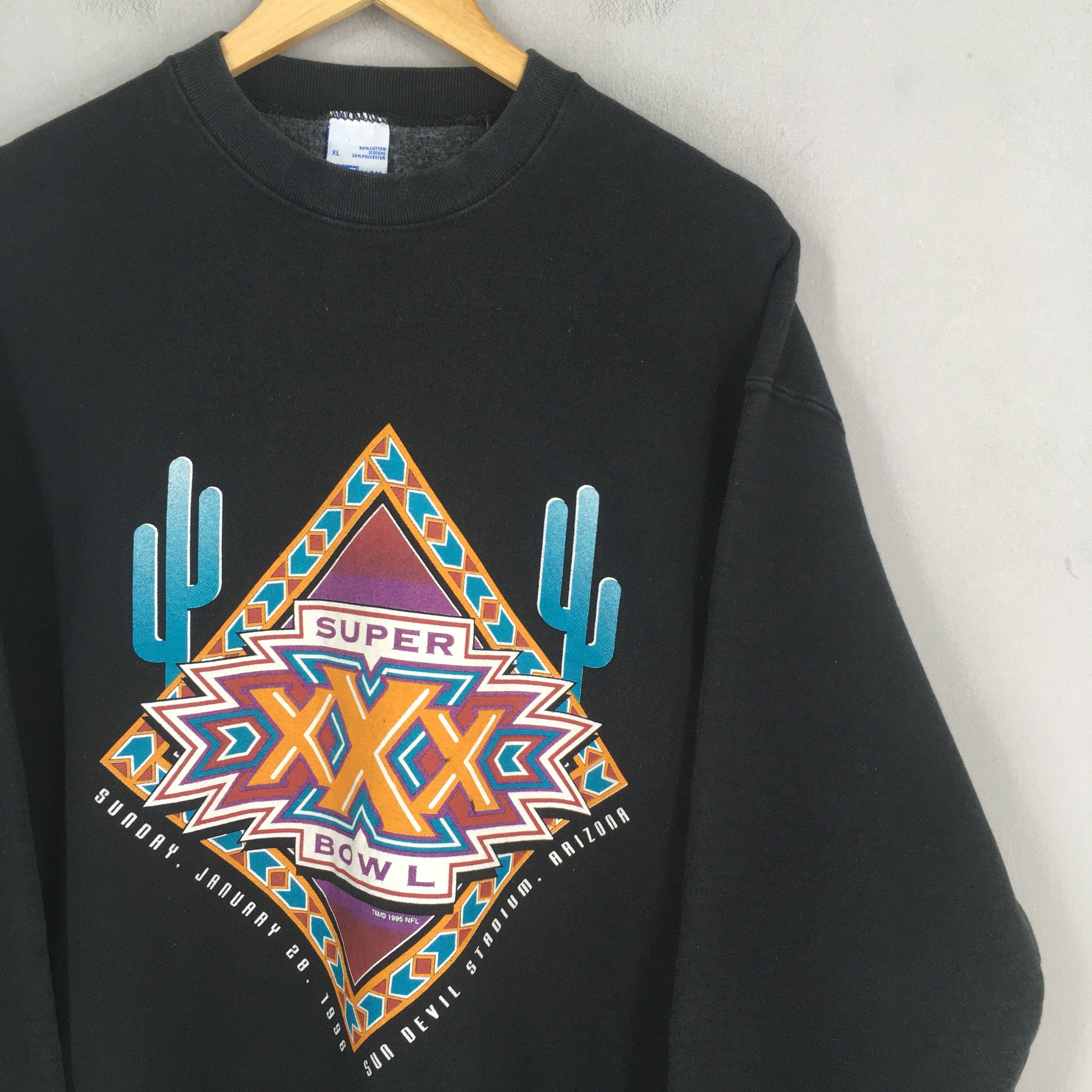 NFL Vintage Super Bowl XXX Arizona Sweatshirt XLarge Size US XL / EU 56 / 4 - 2 Thumbnail