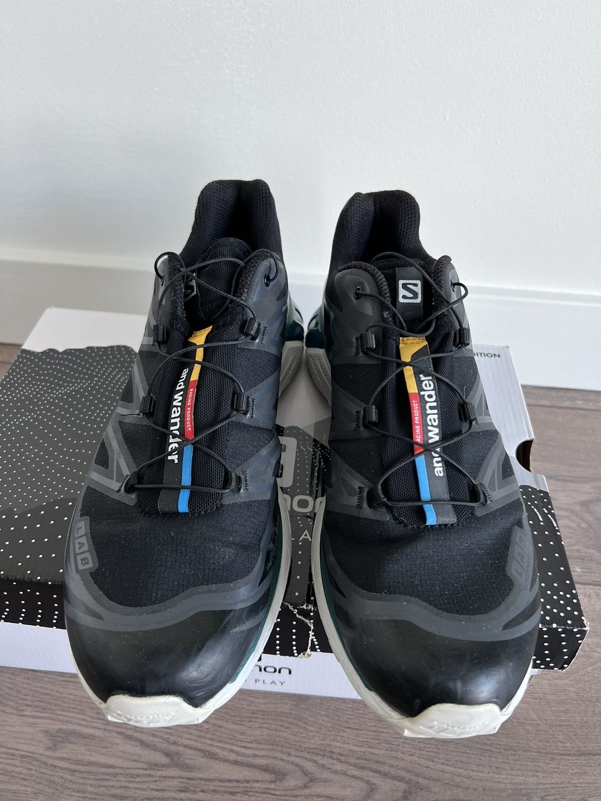 And Wander × Salomon And Wander x Salomon XT-6 Black Deep Teal 11 Size US 11 / EU 44 - 3 Thumbnail