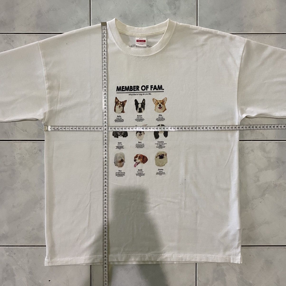 Japanese Brand Niko and … Member Of Fam Doglover Family Longsleeve Tshirt Size US M / EU 48-50 / 2 - 19 Thumbnail