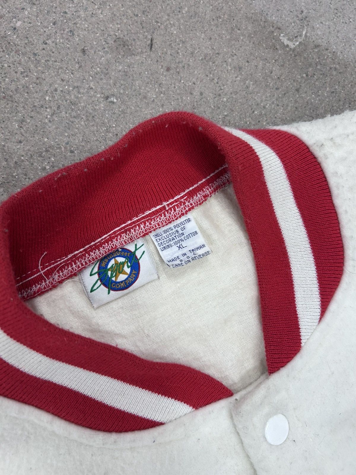 Vintage Vintage 90s cotton varsity jacket size large Size US XL / EU 56 / 4 - 3 Thumbnail