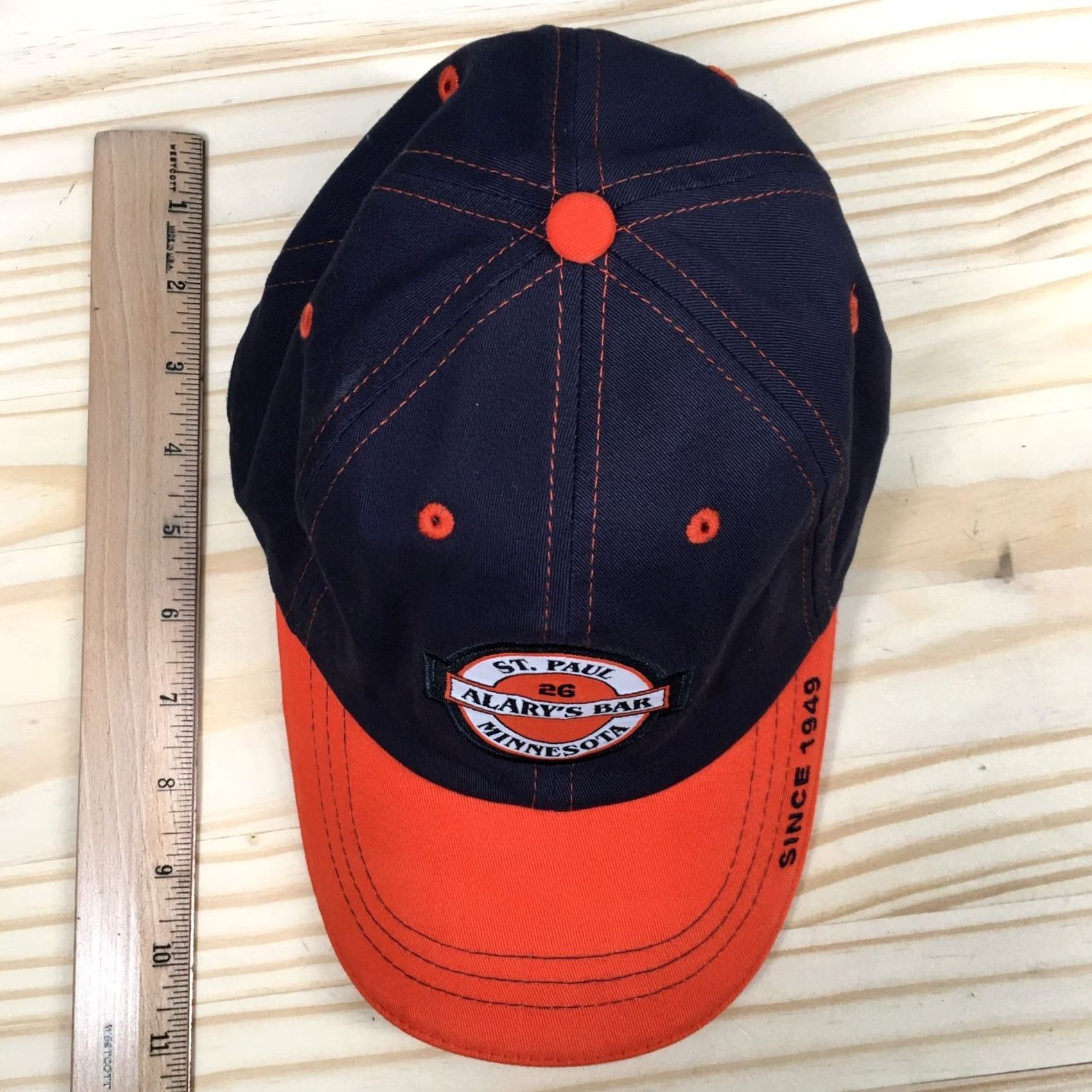 Vintage Gator Garb Minnesota St Paul Alarys Bar Baseball Cap Blue Orange OS Embroidered Unsiex Men Size ONE SIZE - 5 Thumbnail