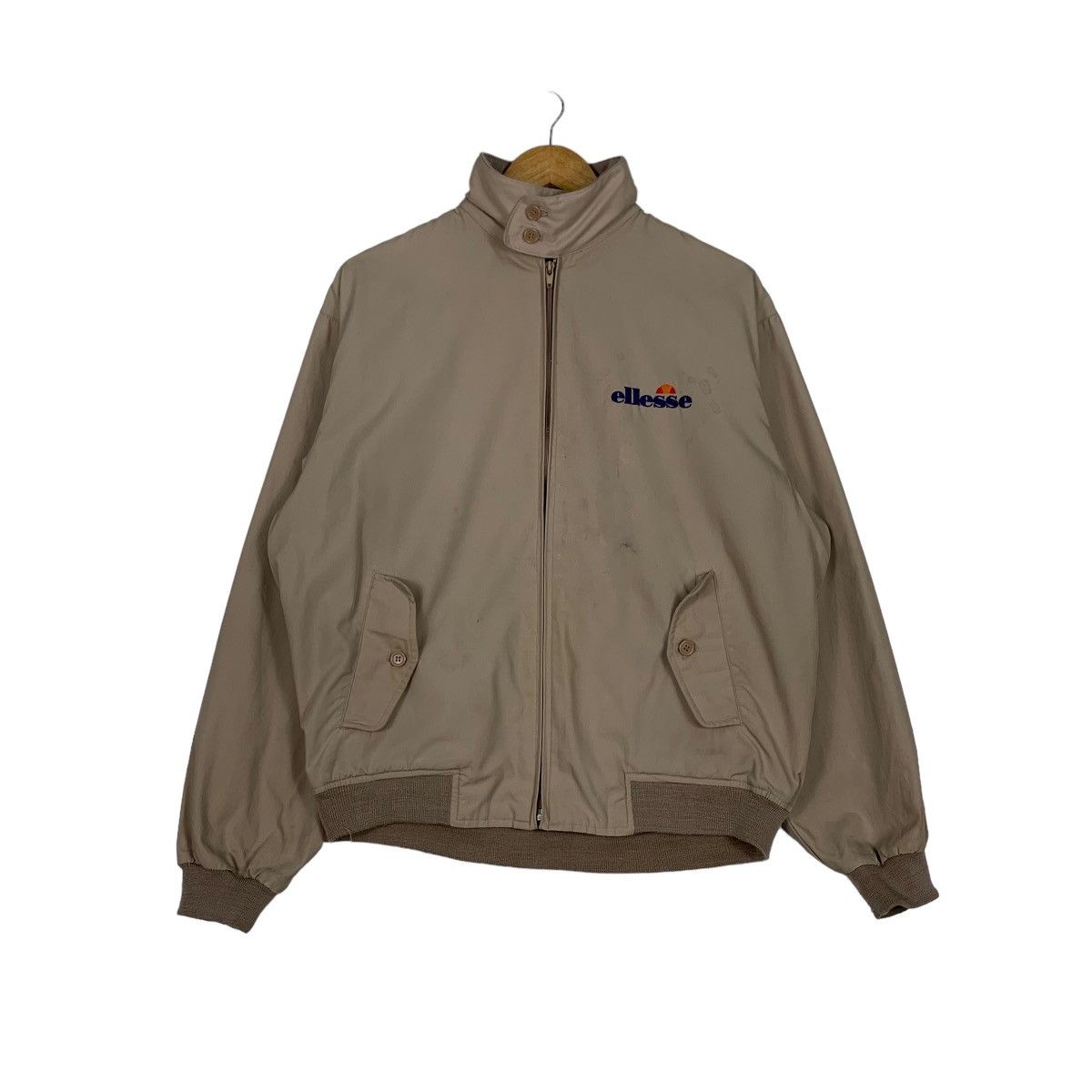 Ellesse ELLESSE Red Tartan Lined Turtleneck Jacket #1163-C53 Size US L / EU 52-54 / 3 - 1 Thumbnail
