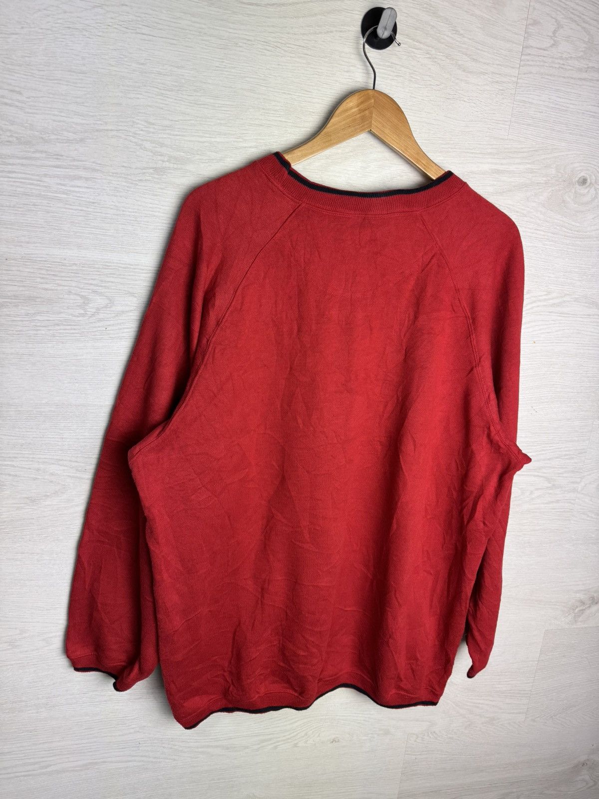 Vintage Mercedes-Benz Sweatshirt Classic Red Oversized Size US L / EU 52-54 / 3 - 8 Thumbnail