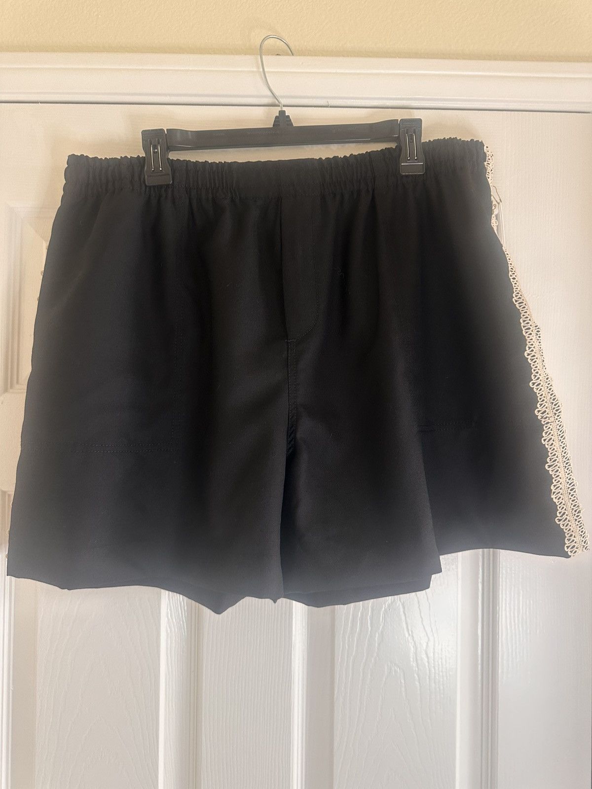 Bode Bode black lacework shorts size XXL Size US 38 / EU 54 - 2 Thumbnail
