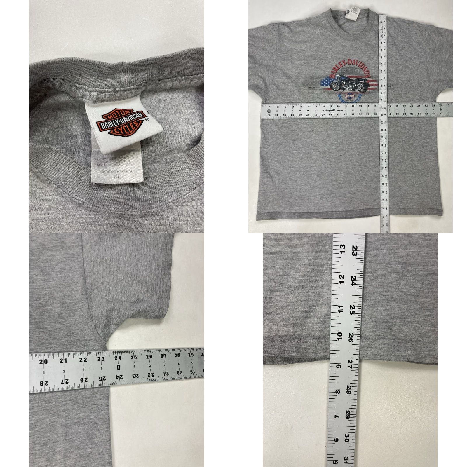 Harley Davidson VINTAGE Harley-Davidson Virginia Beach Graphic T-shirt Men XL Gray Short Sleeve Size US XL / EU 56 / 4 - 8 Thumbnail